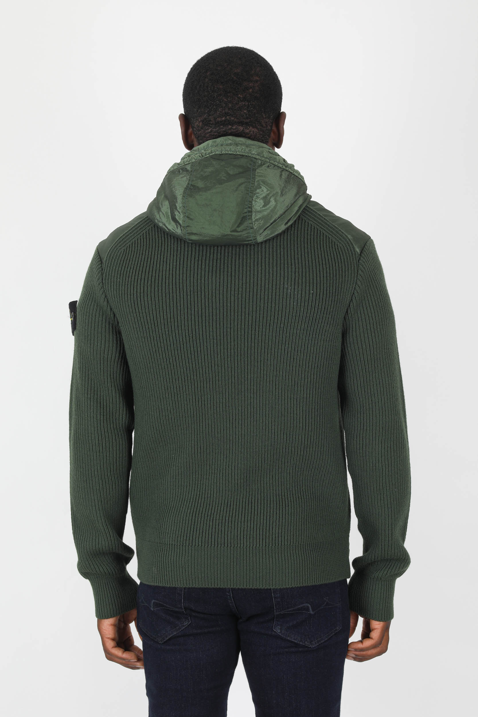 BLOUSON BI MATIERE STONE ISLAND KAKI 771542730-V0058