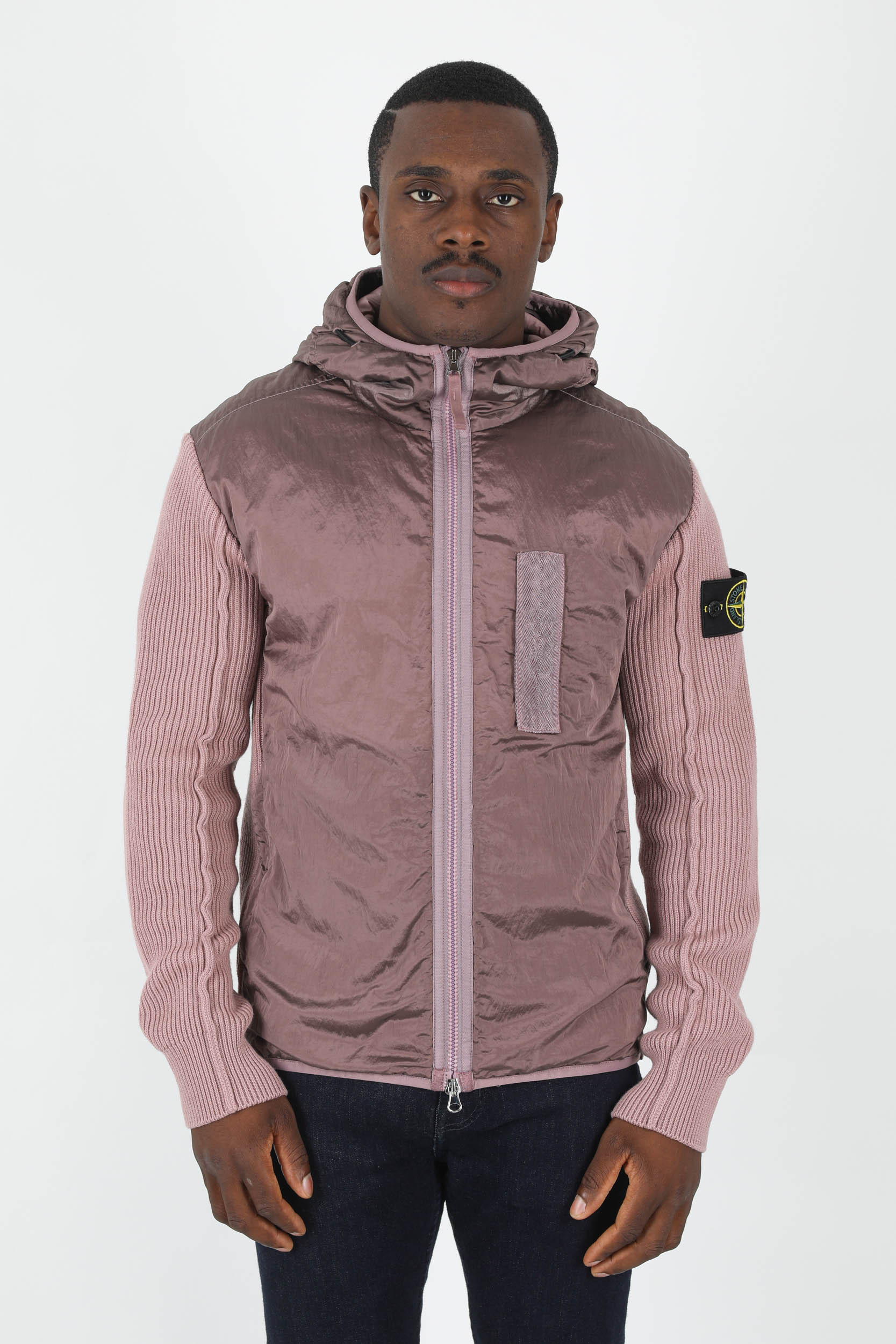 BLOUSON BI MATIERE STONE ISLAND ROSE 771542730-V0086