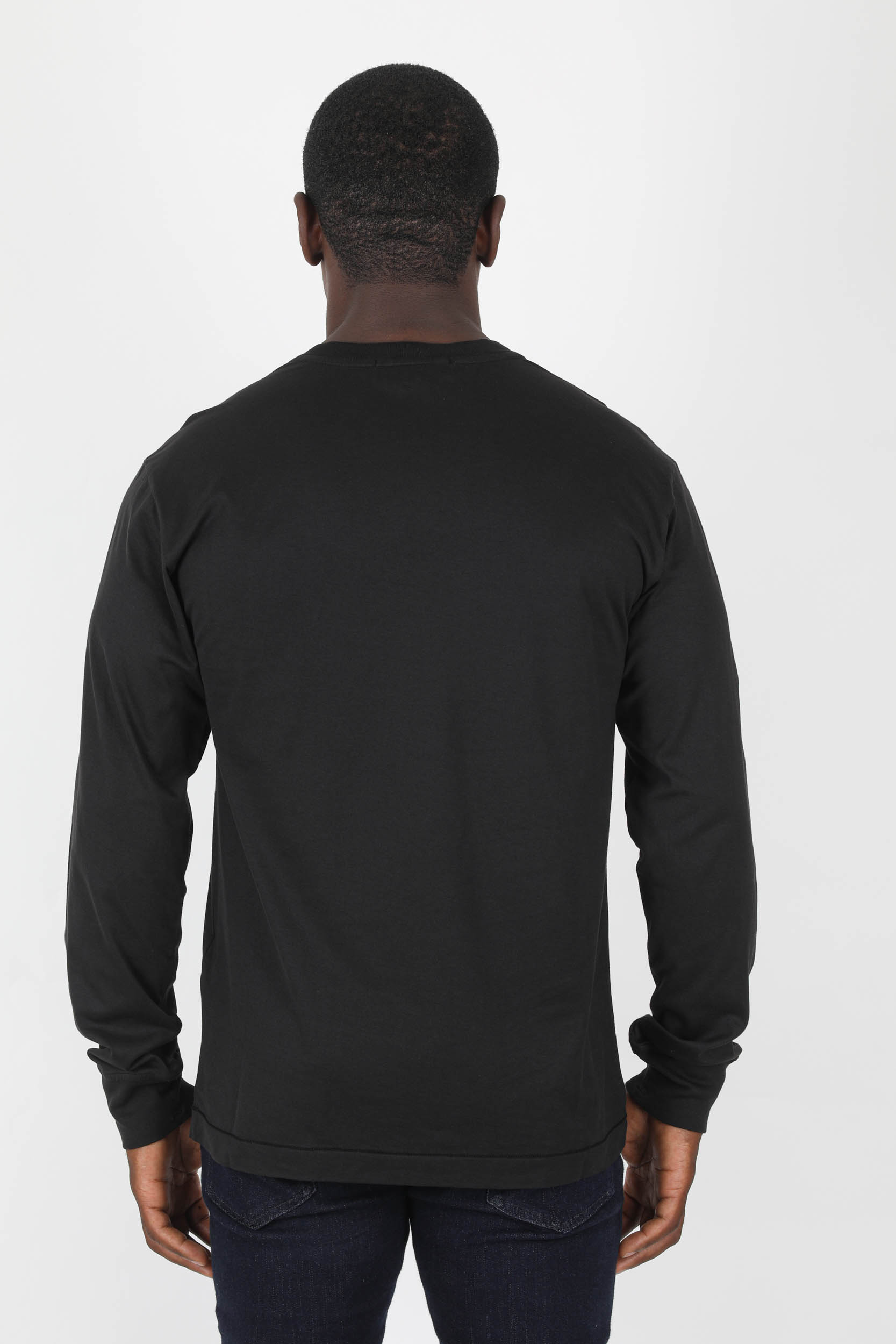 T-SHIRT MANCHES LONGUES STONE ISLAND NOIR 771522713-V0029