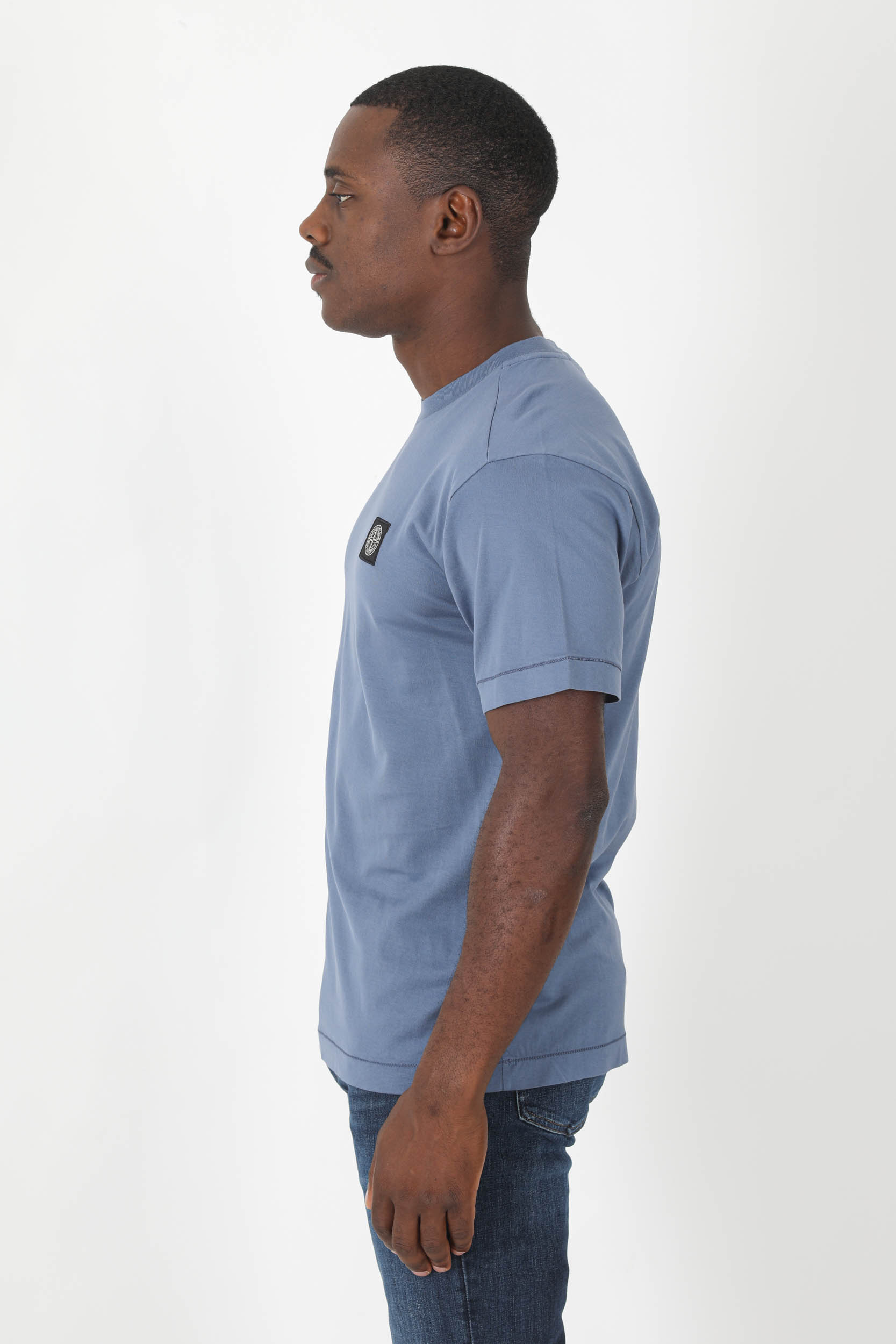 T-SHIRT STONE ISLAND BLEU 771524113-V0024