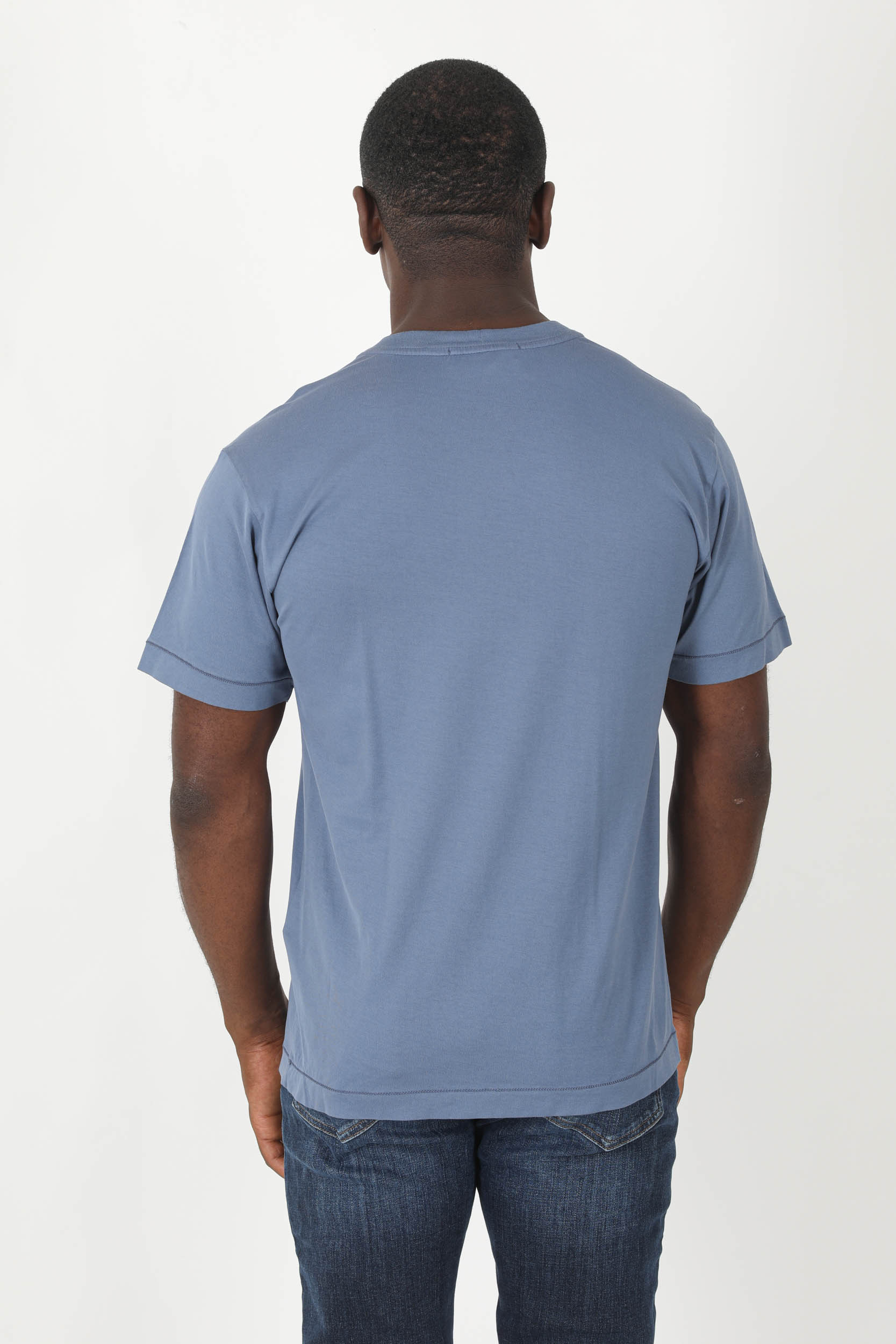 T-SHIRT STONE ISLAND BLEU 771524113-V0024
