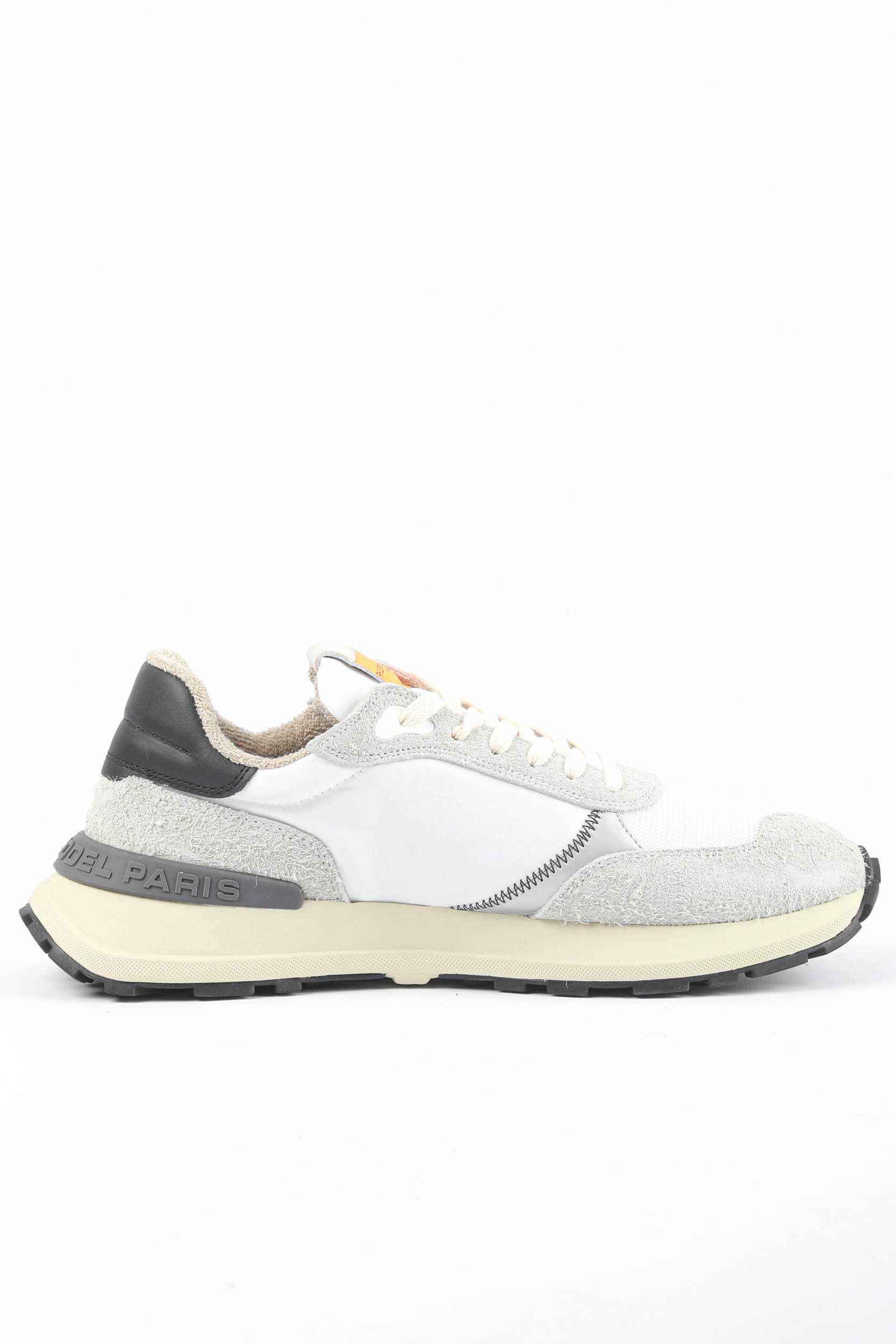 BASKETS PHILIPPE MODEL ANTIBES BLANCHES/ORANGES ATLU-WP15