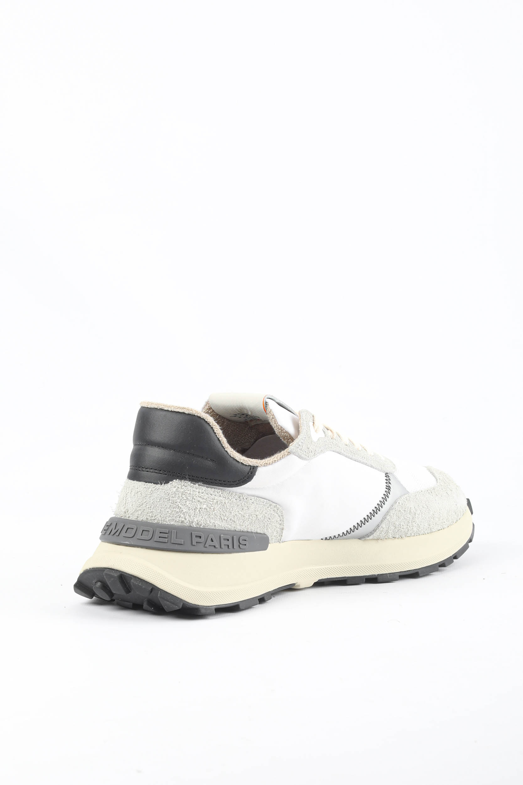 BASKETS PHILIPPE MODEL ANTIBES BLANCHES/ORANGES ATLU-WP15