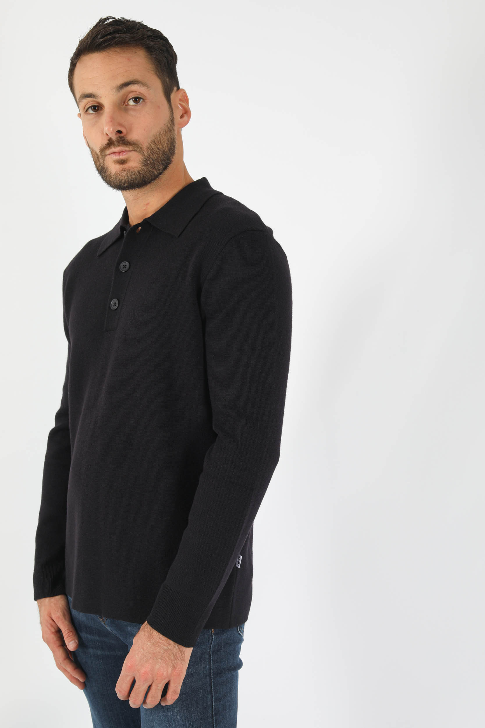 PULL COL POLO NNO7 MARINE HAROLD6530-NAVY