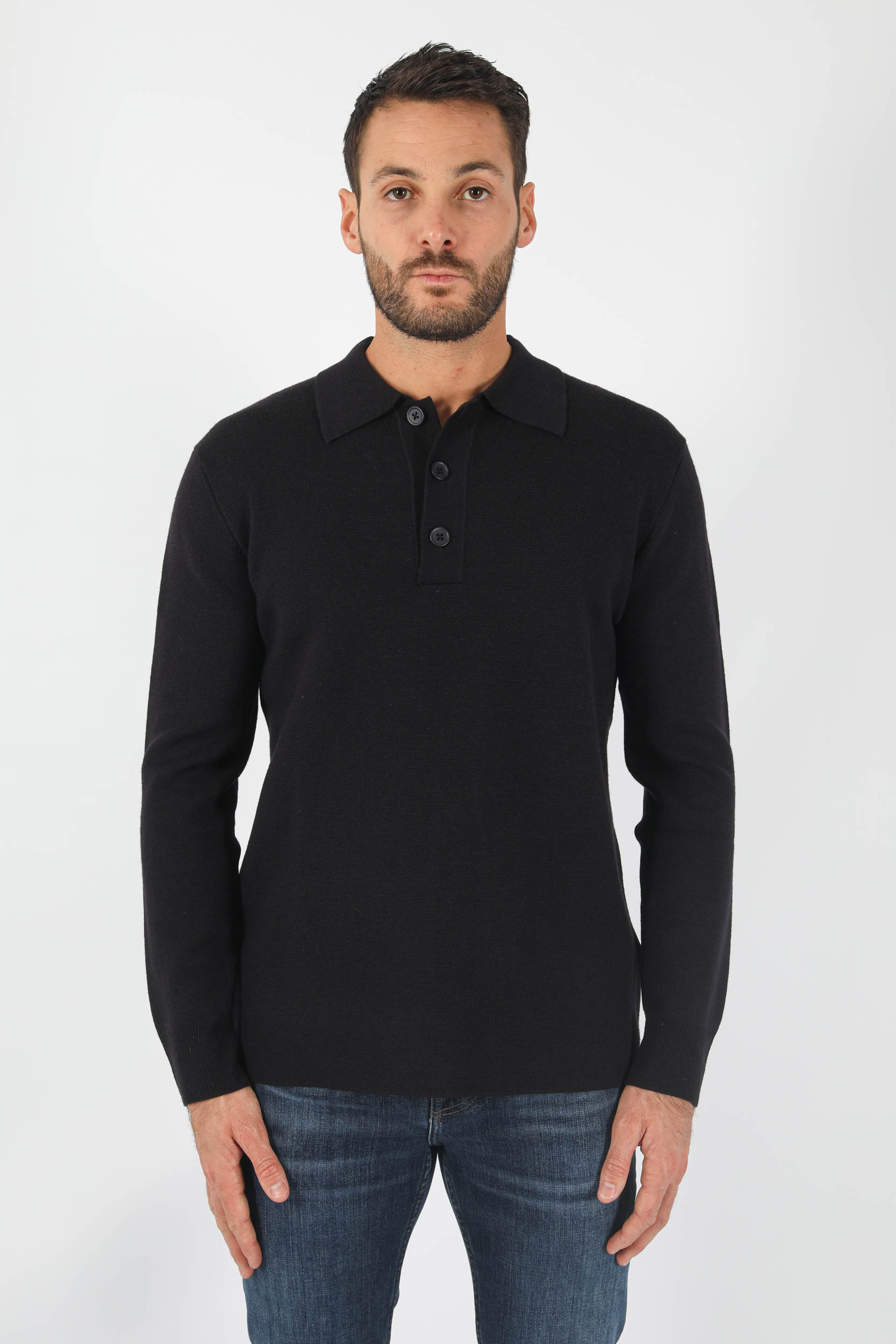 PULL COL POLO NNO7 MARINE HAROLD6530-NAVY