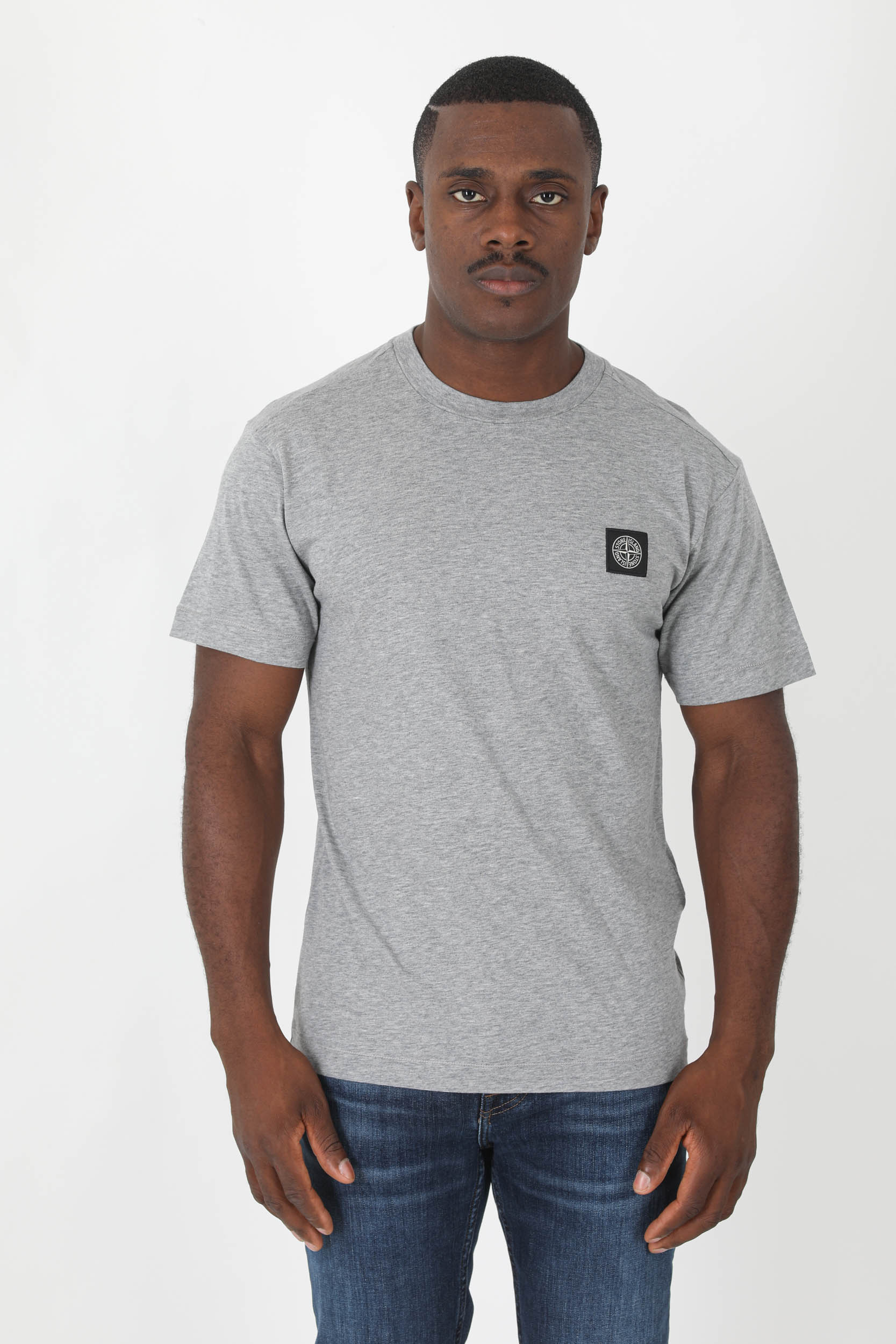T-SHIRT STONE ISLAND GRIS 771524113-V0M64