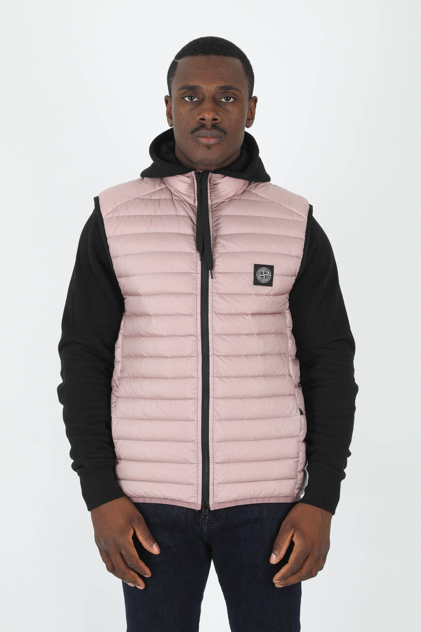 DOUDOUNE SANS MANCHES STONE ISLAND ROSE 7715G0224-V0086