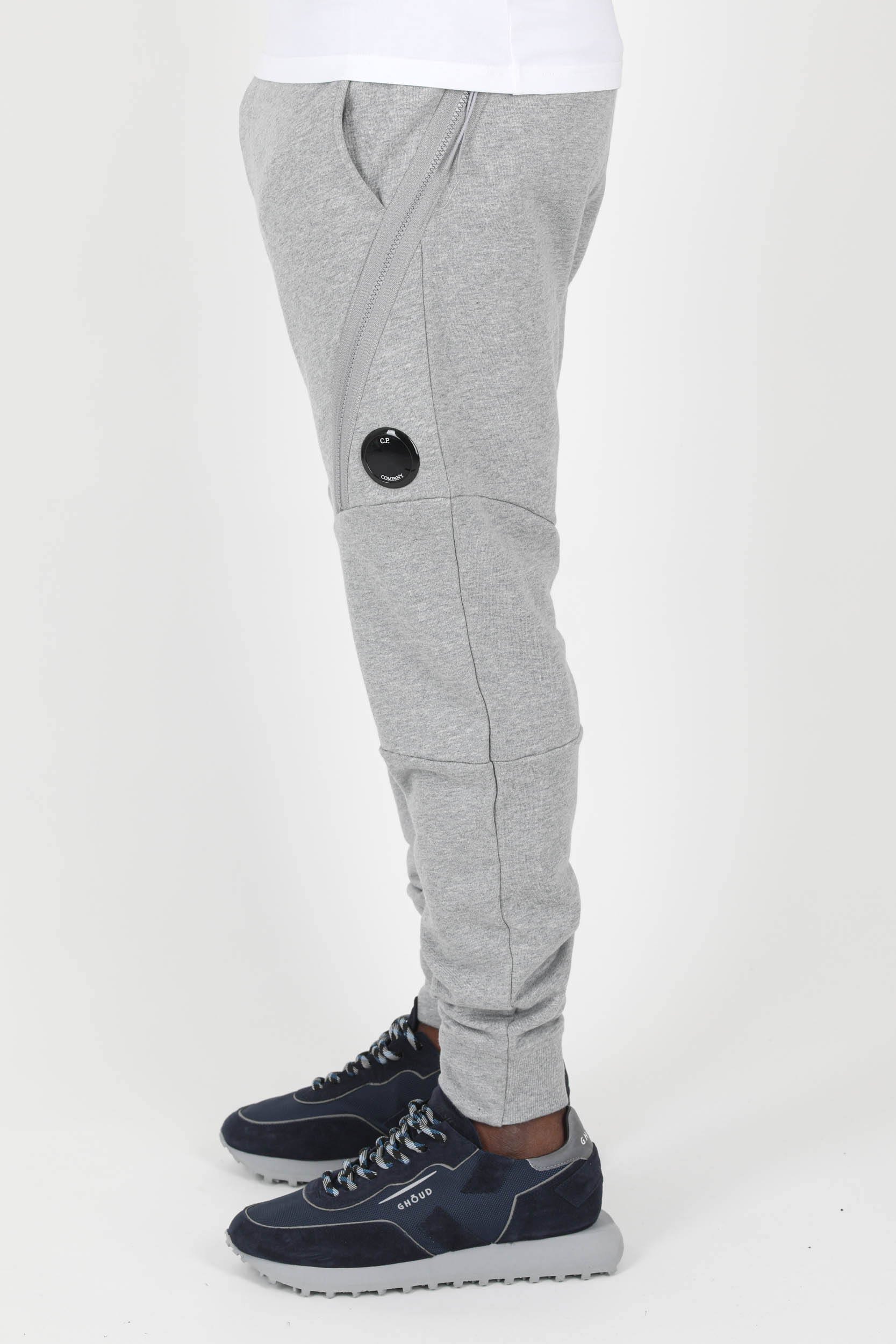 BAS DE JOGGING C.P COMPANY ZIPPE GRIS P064A-M93