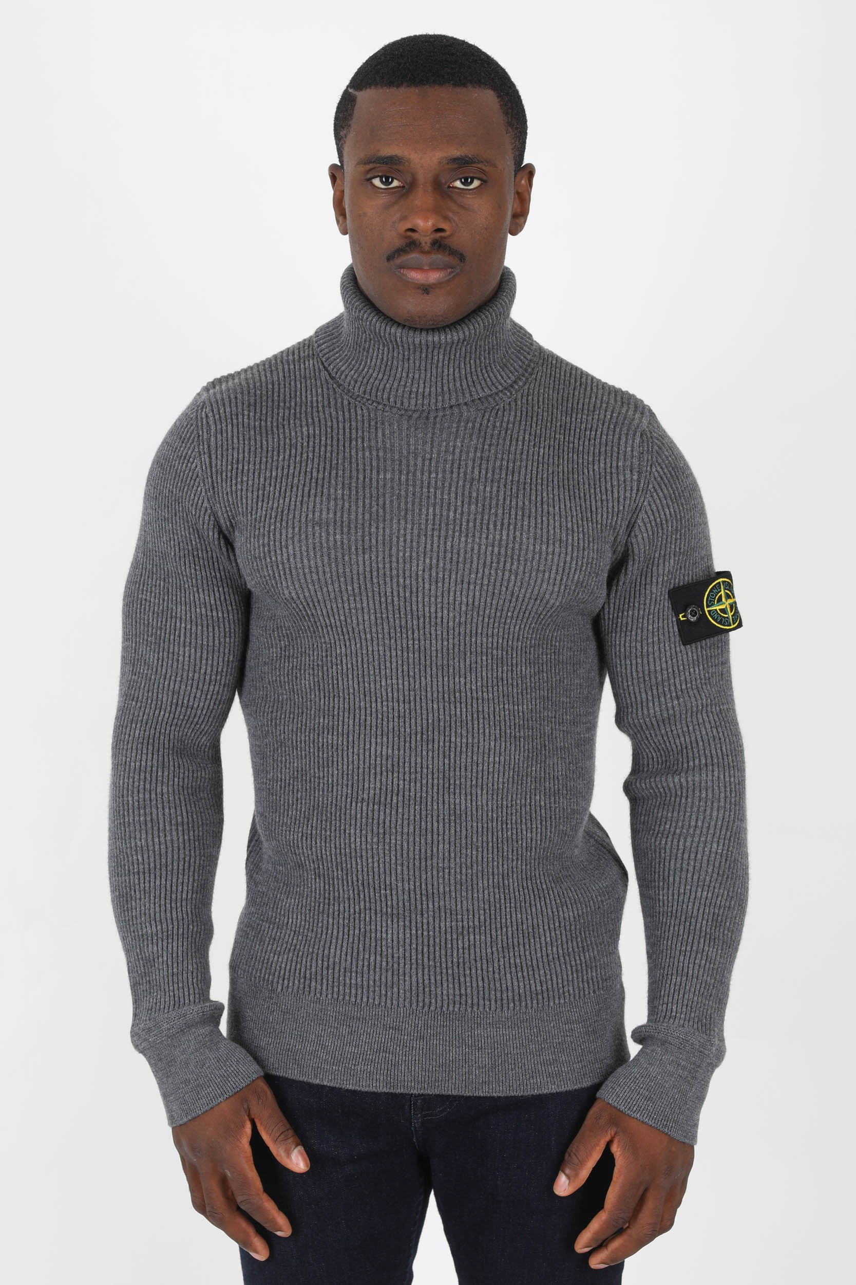 PULL COL ROULE STONE ISLAND ANTHRACITE 7715552C2-V0060