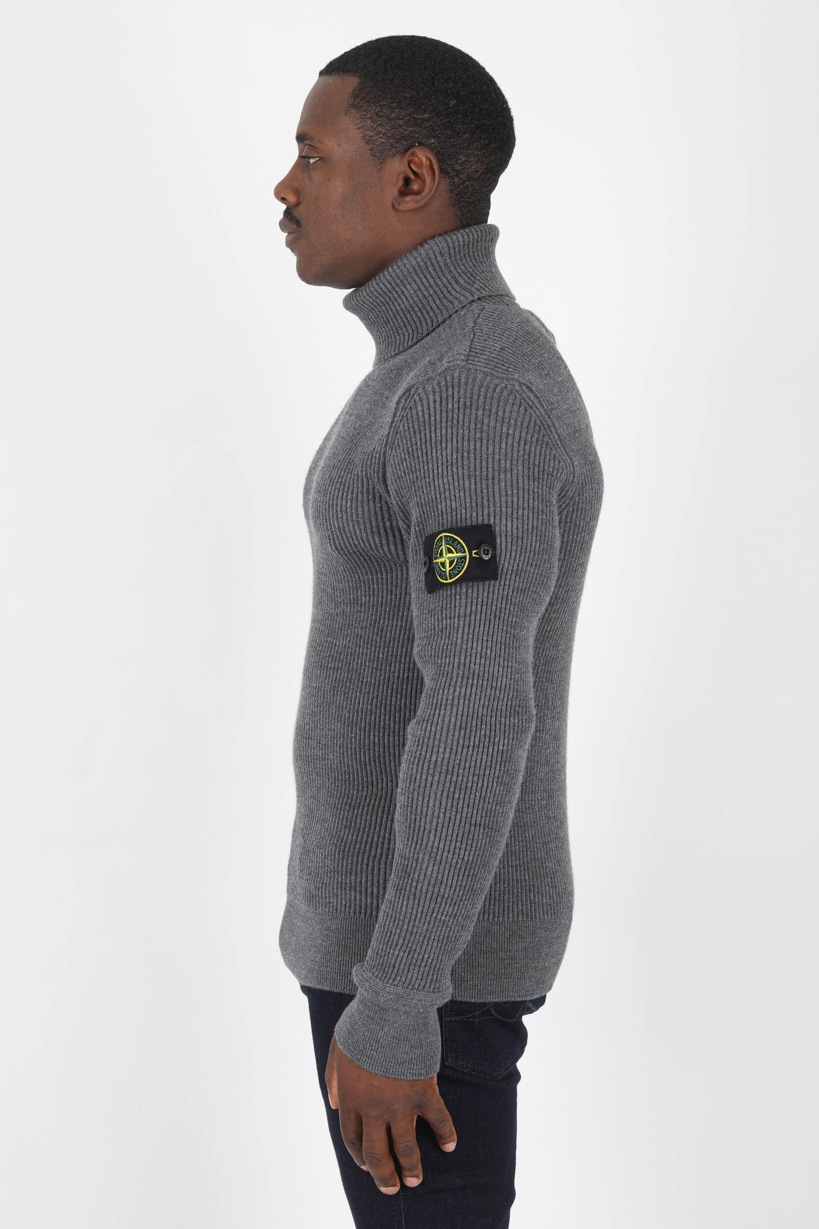 PULL COL ROULE STONE ISLAND ANTHRACITE 7715552C2-V0060