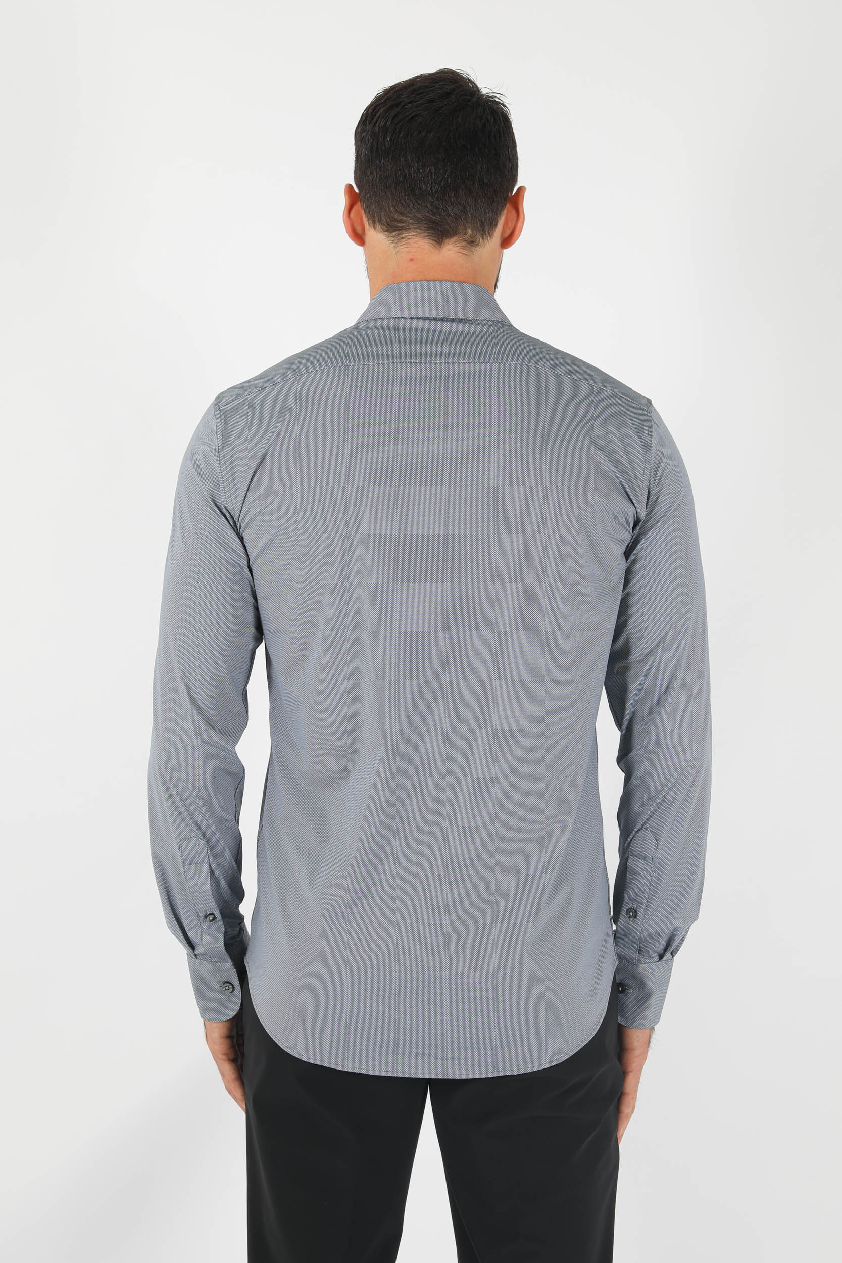 CHEMISE RRD GRISE MOTIFS 22306-V58