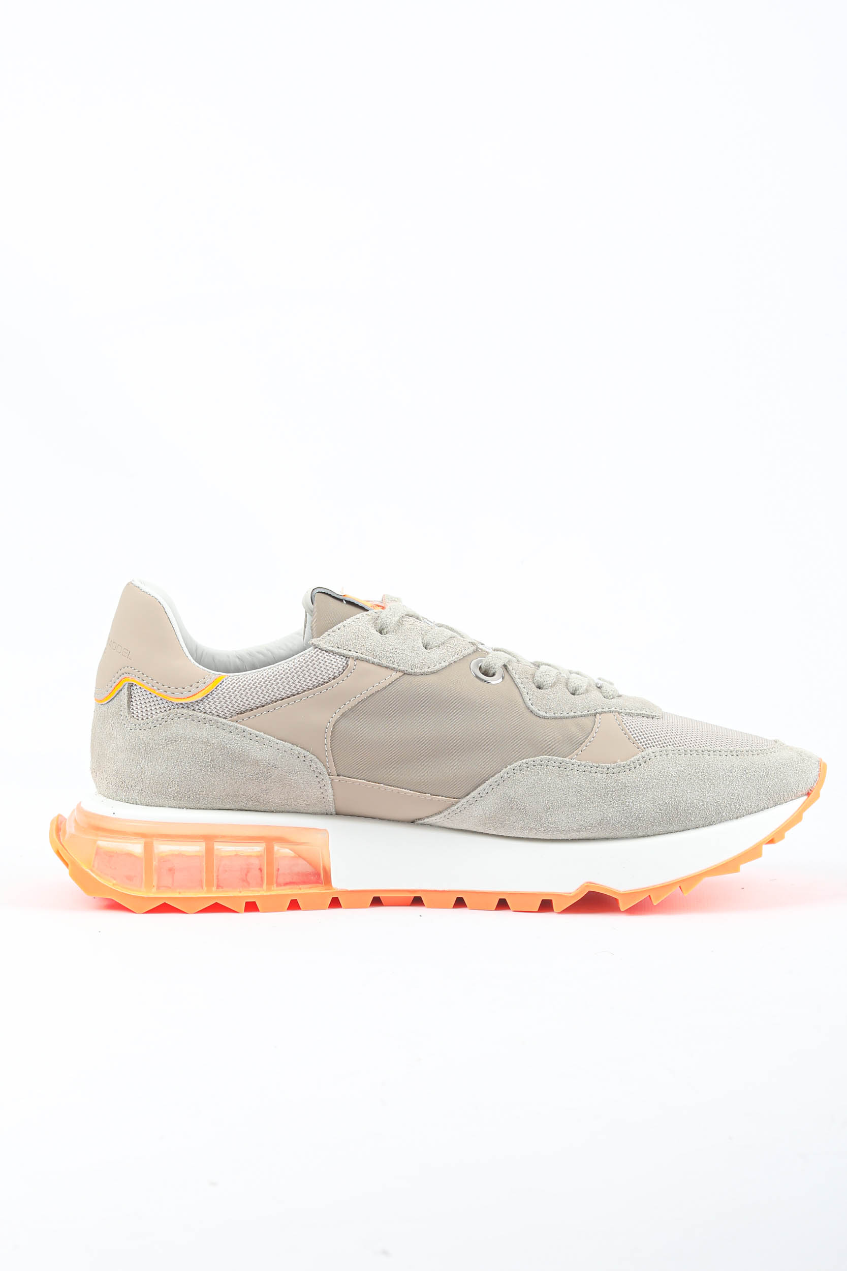 BASKETS PHILIPPE MODEL LA RUE BEIGES/ORANGES LRLU-WN08