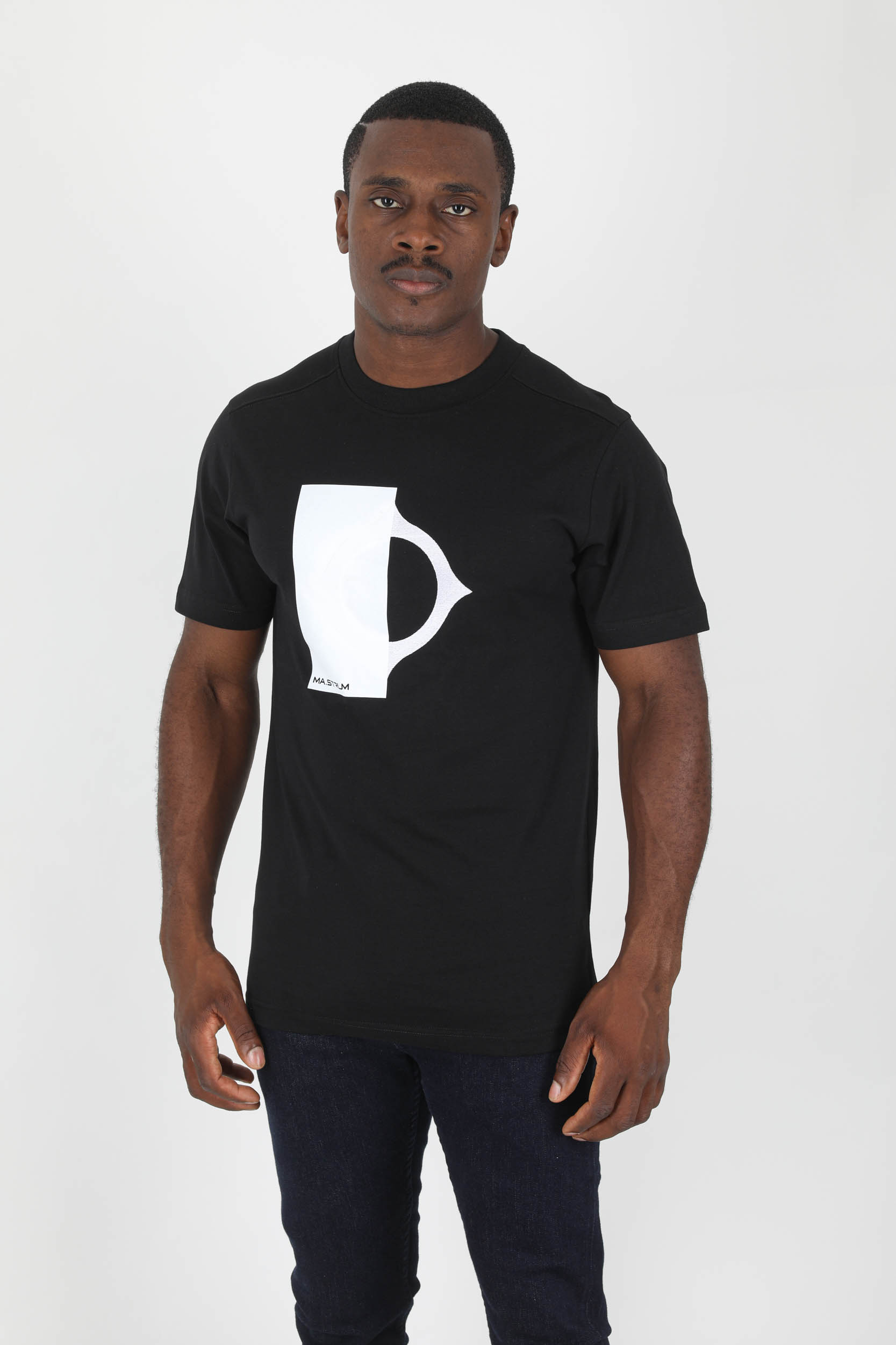T-SHIRT MASTRUM NOIR LOGO MAS8384-M000