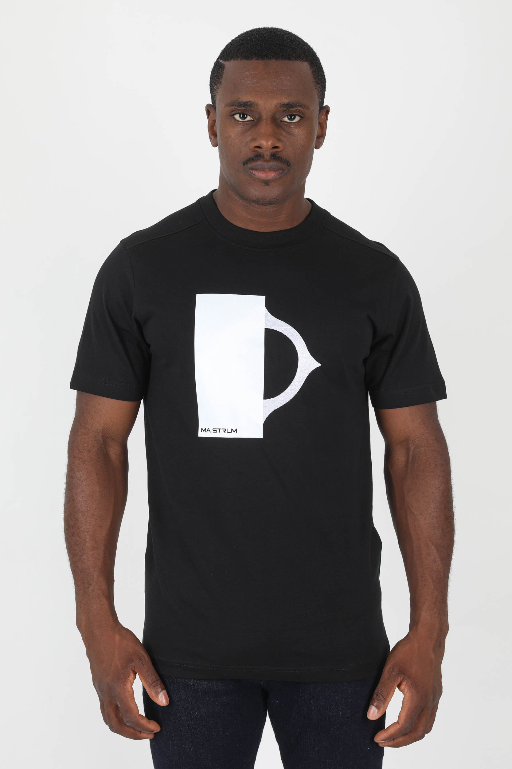 T-SHIRT MASTRUM NOIR LOGO MAS8384-M000