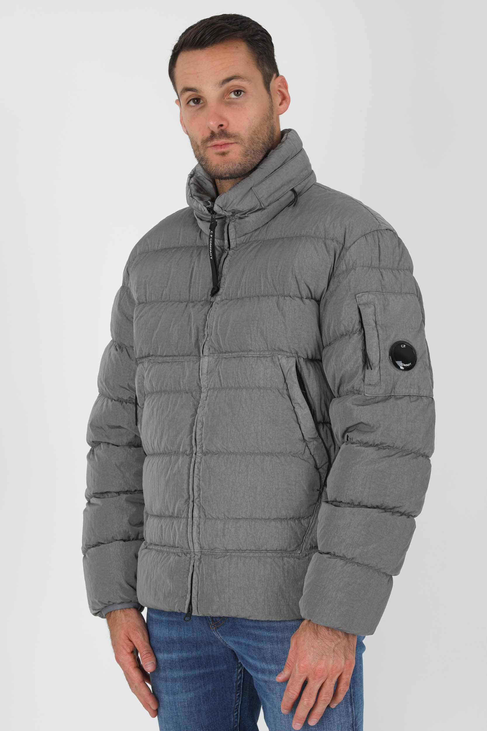 DOUDOUNE C.P COMPANY ARGENTE W028A-939