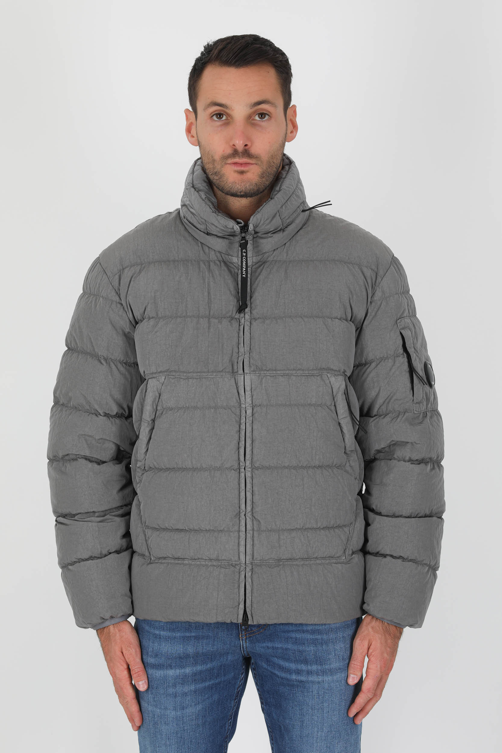 DOUDOUNE C.P COMPANY ARGENTE W028A-939