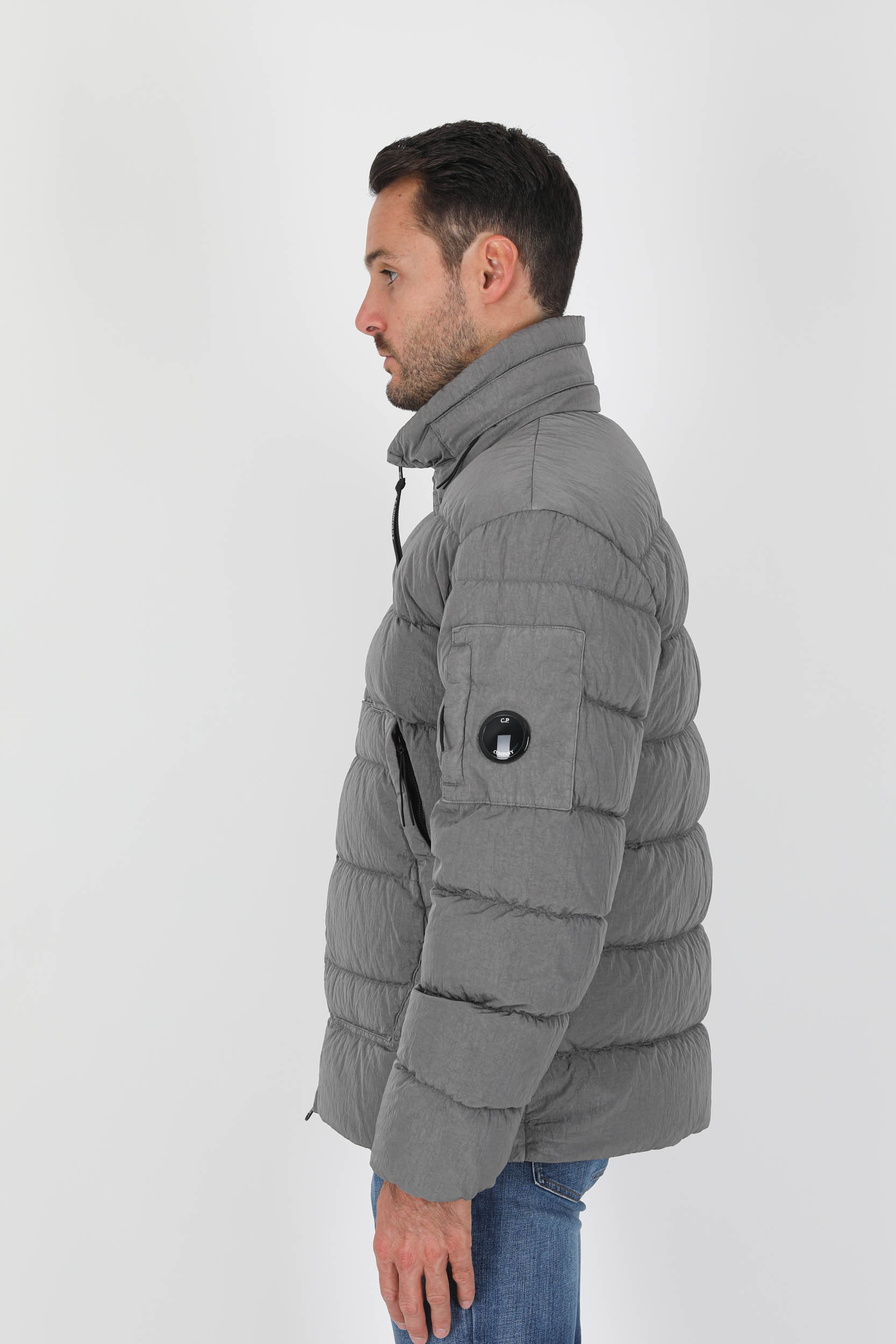 DOUDOUNE C.P COMPANY ARGENTE W028A-939