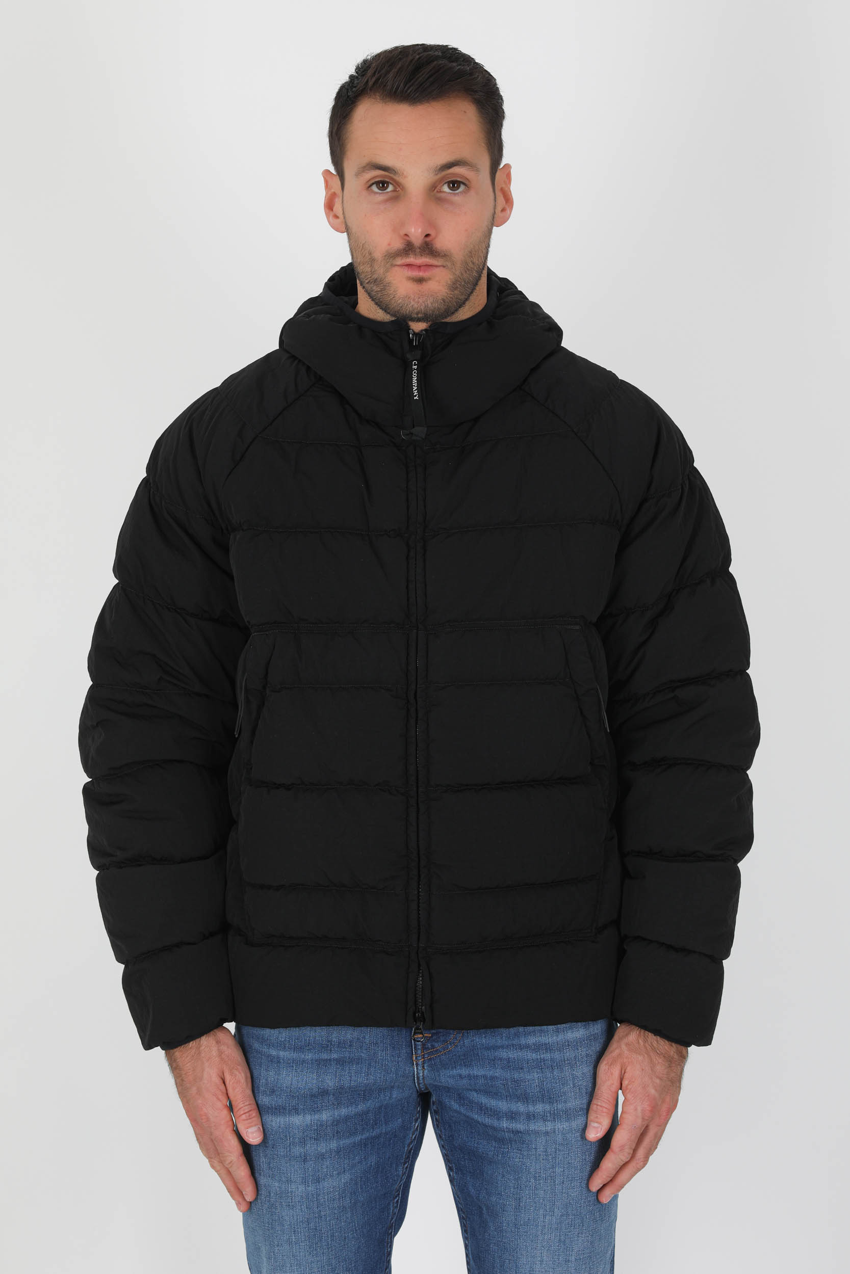 DOUDOUNE C.P COMPANY LUNETTES NOIR W027A-999