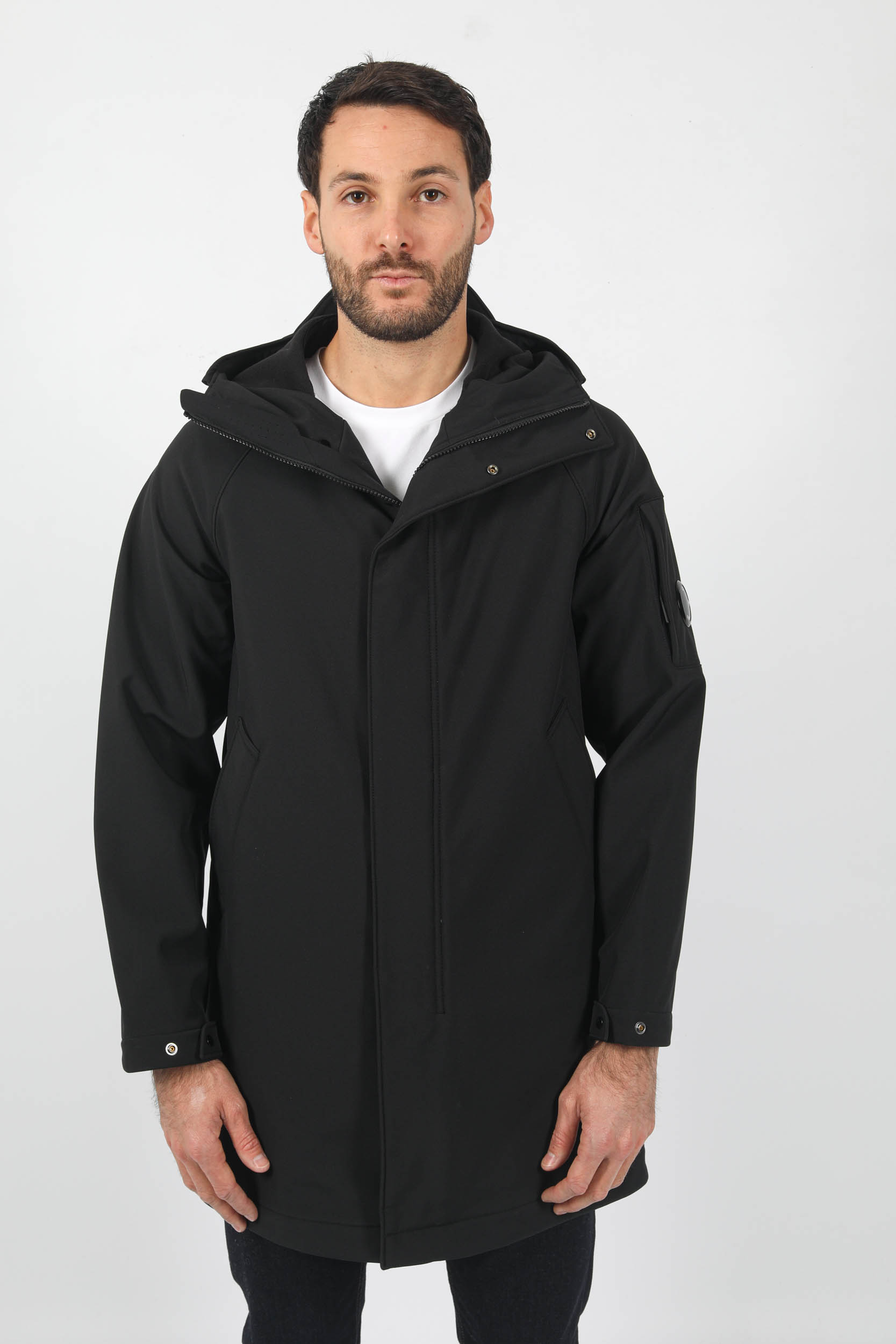 SOFT-SHELL LONGUE C.P COMPANY NOIR W233A-999