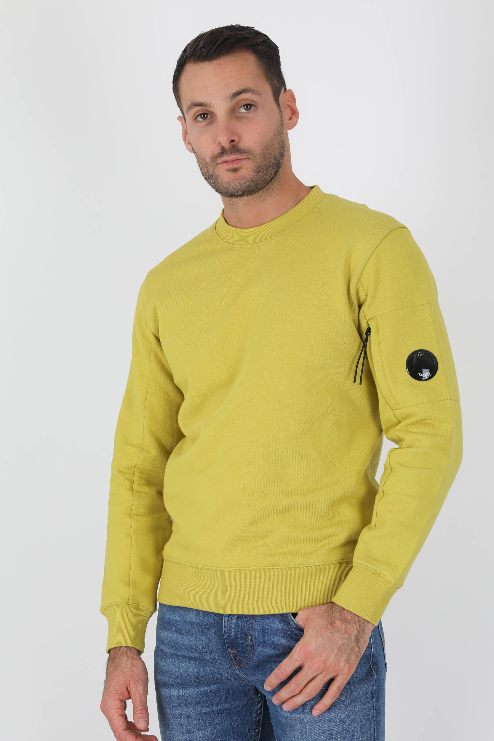 SWEAT C.P COMPANY JAUNE S022A-249