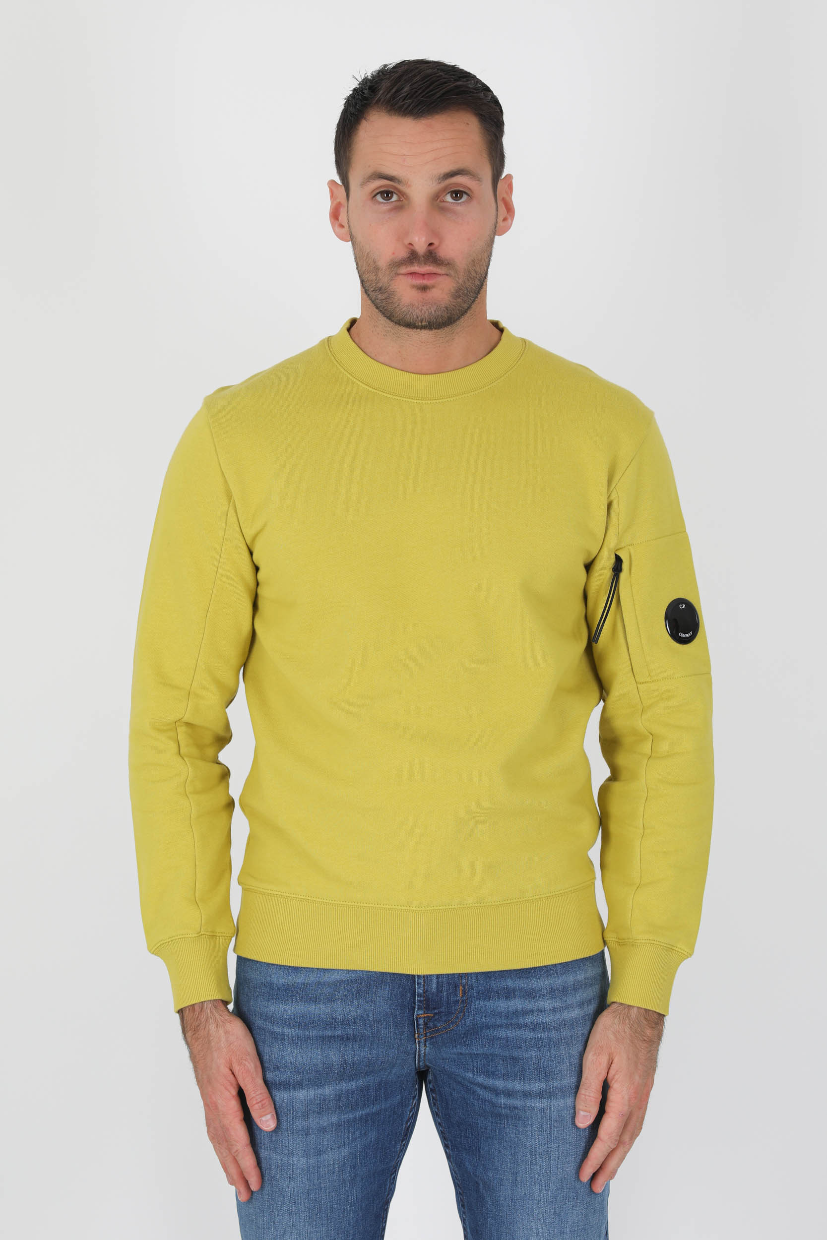 SWEAT C.P COMPANY JAUNE S022A-249