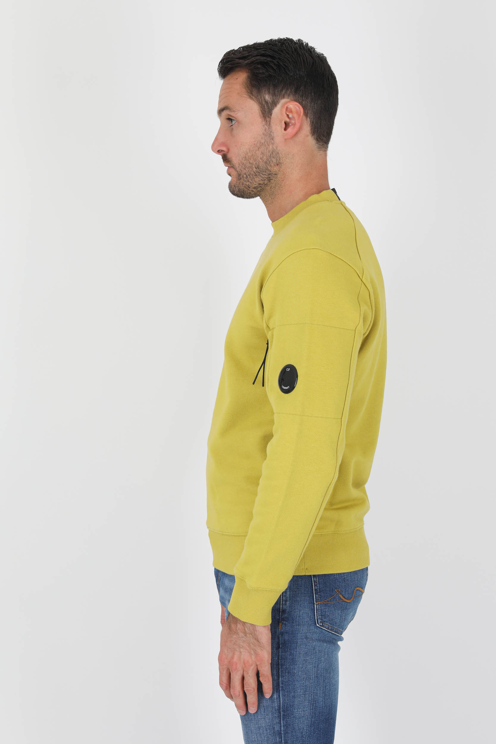 SWEAT C.P COMPANY JAUNE S022A-249