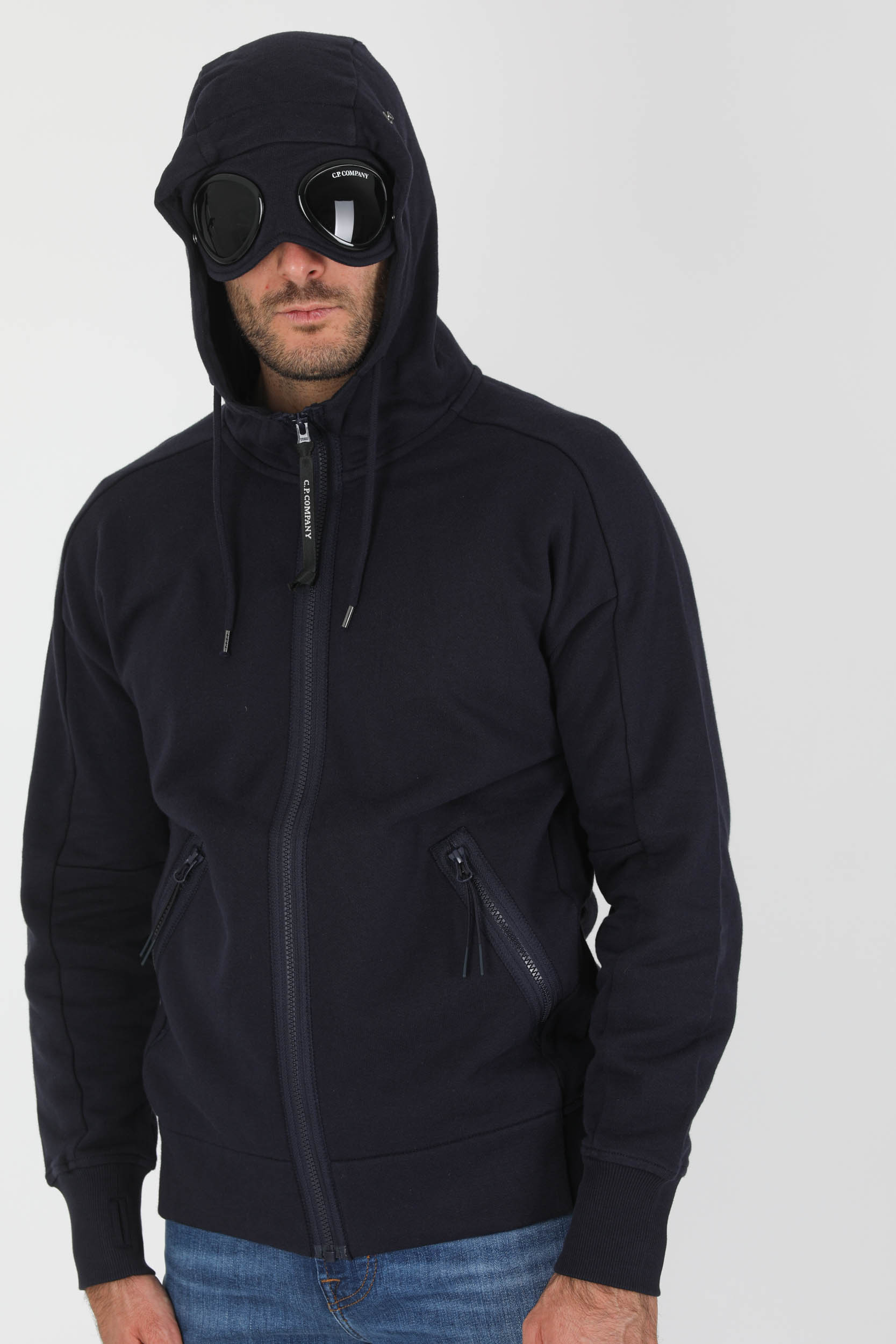 SWEAT ZIPPE C.P COMPANY MARINE S082A-888