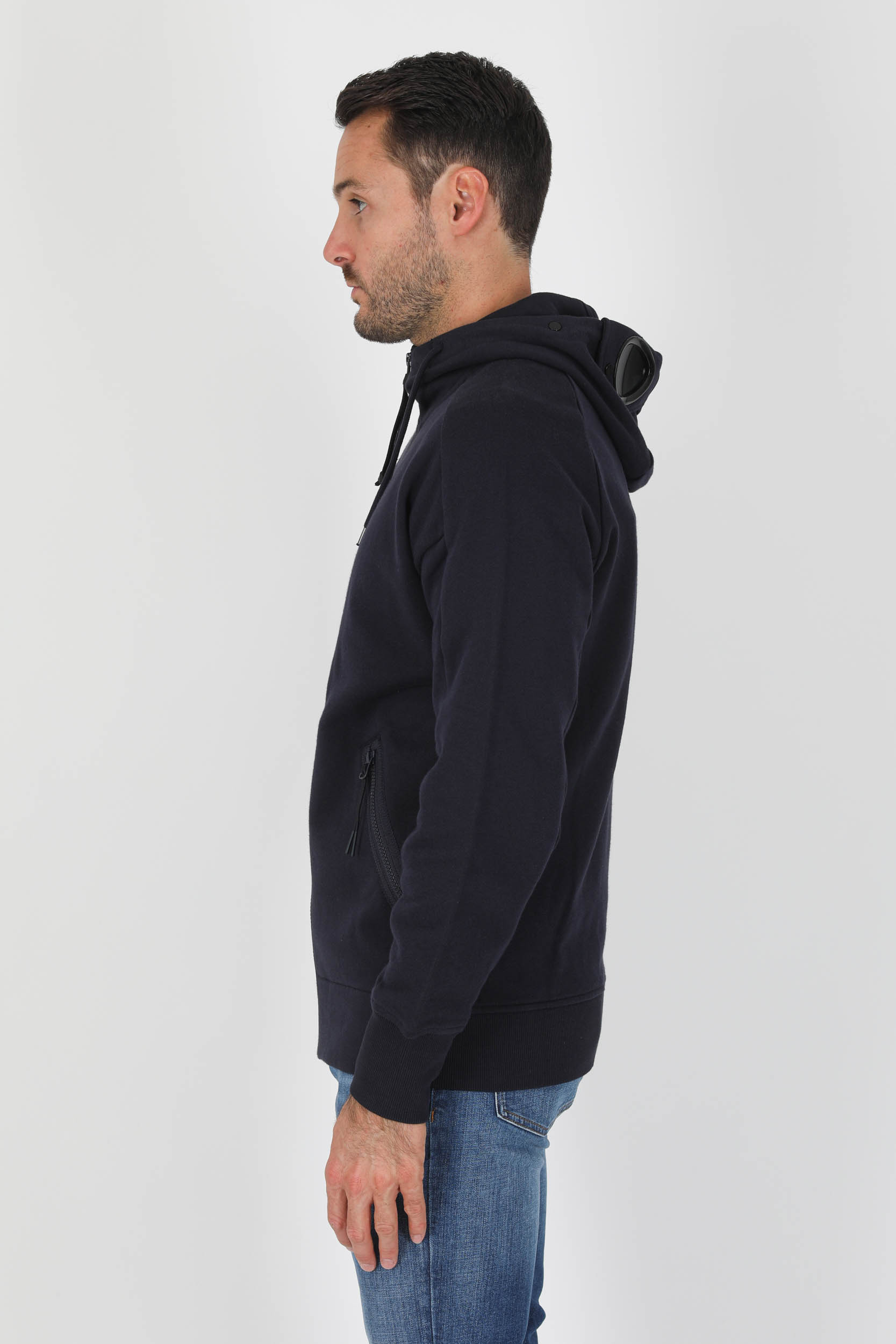 SWEAT ZIPPE C.P COMPANY MARINE S082A-888