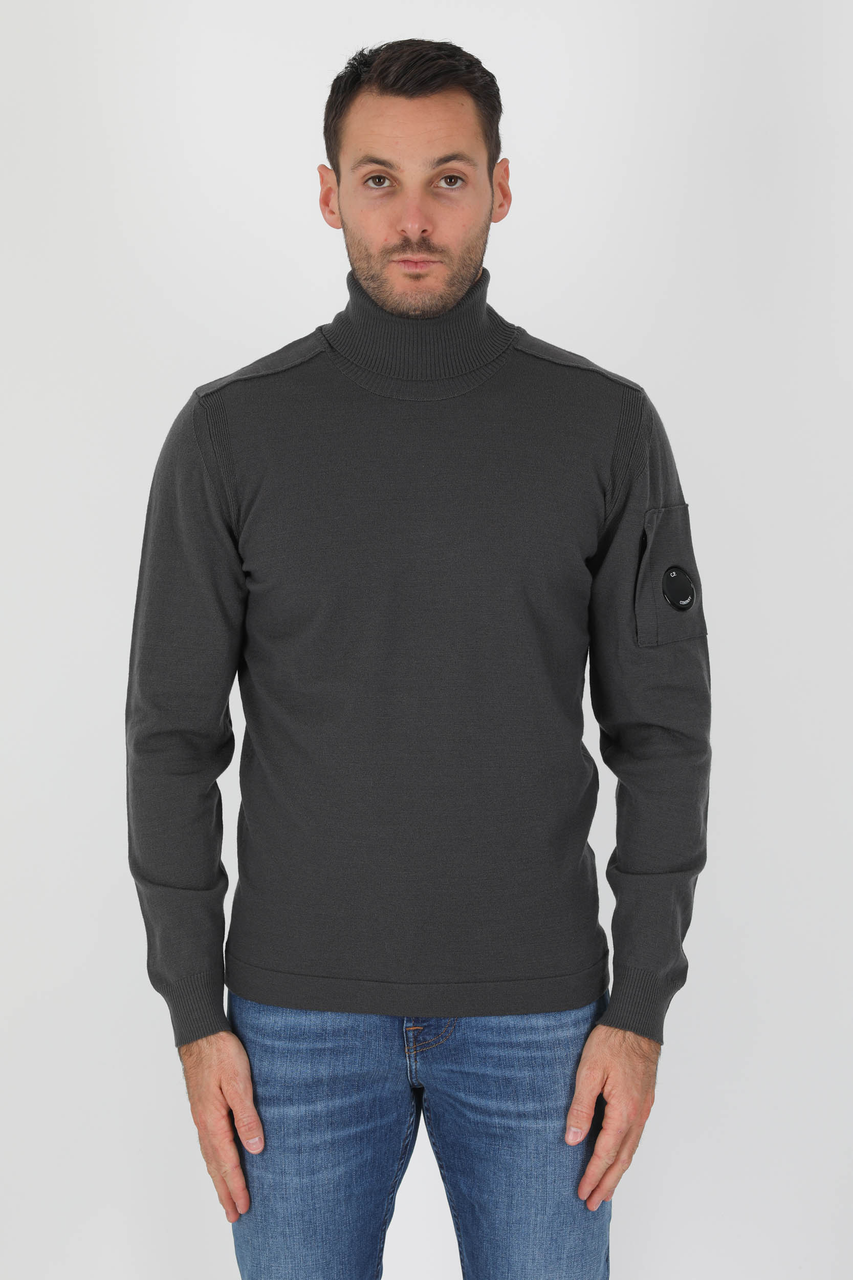 PULL COL ROULE C.P COMPANY GRIS N106A-985