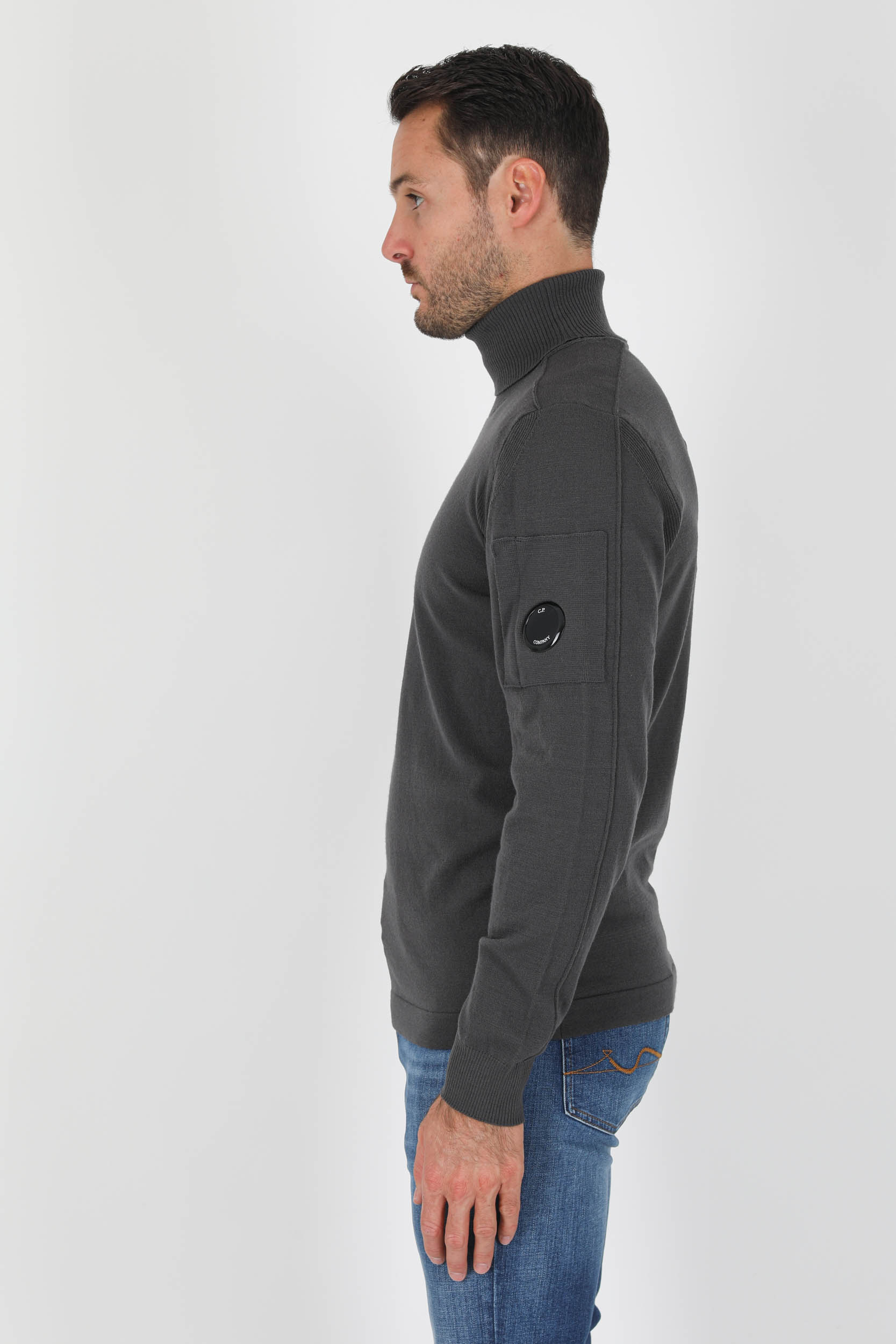 PULL COL ROULE C.P COMPANY GRIS N106A-985