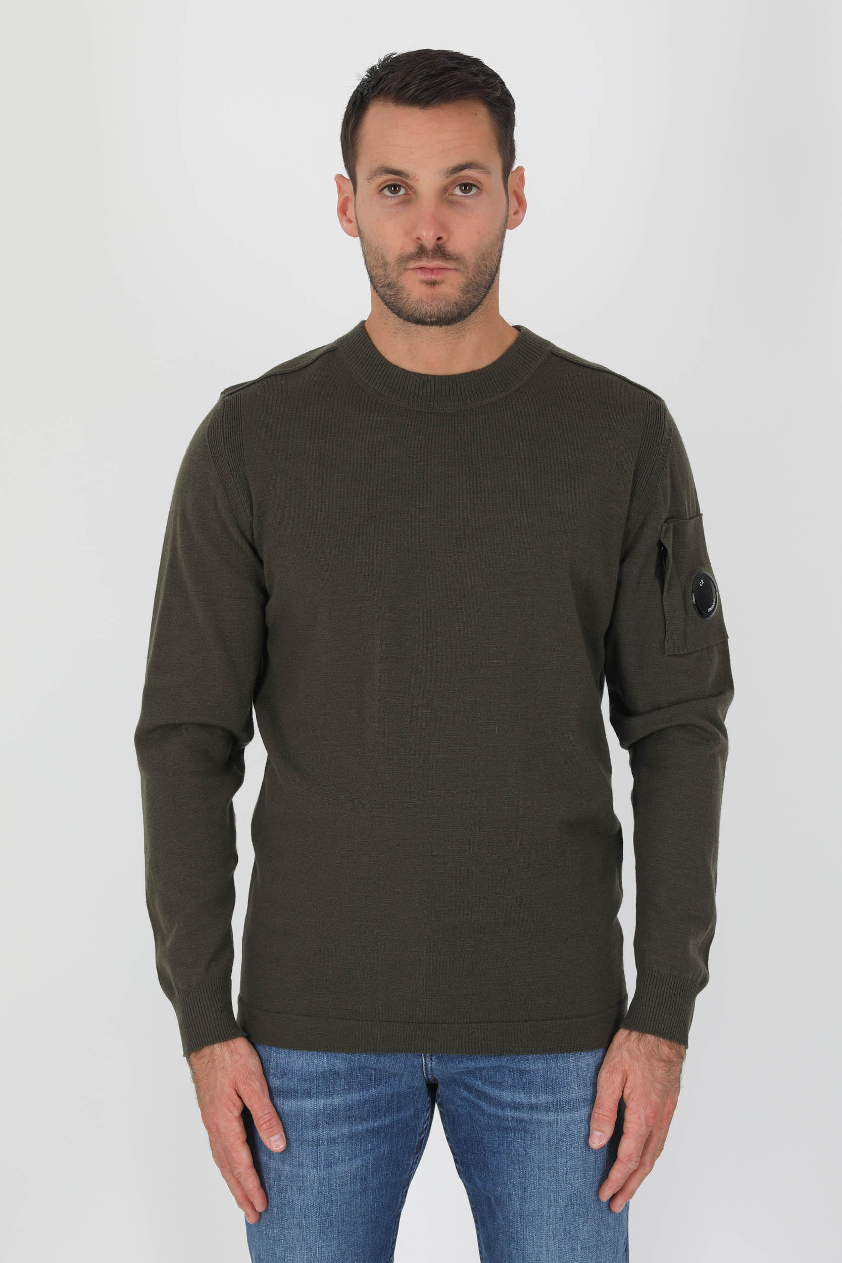 PULL C.P COMPANY MERINOS KAKI N105A-665