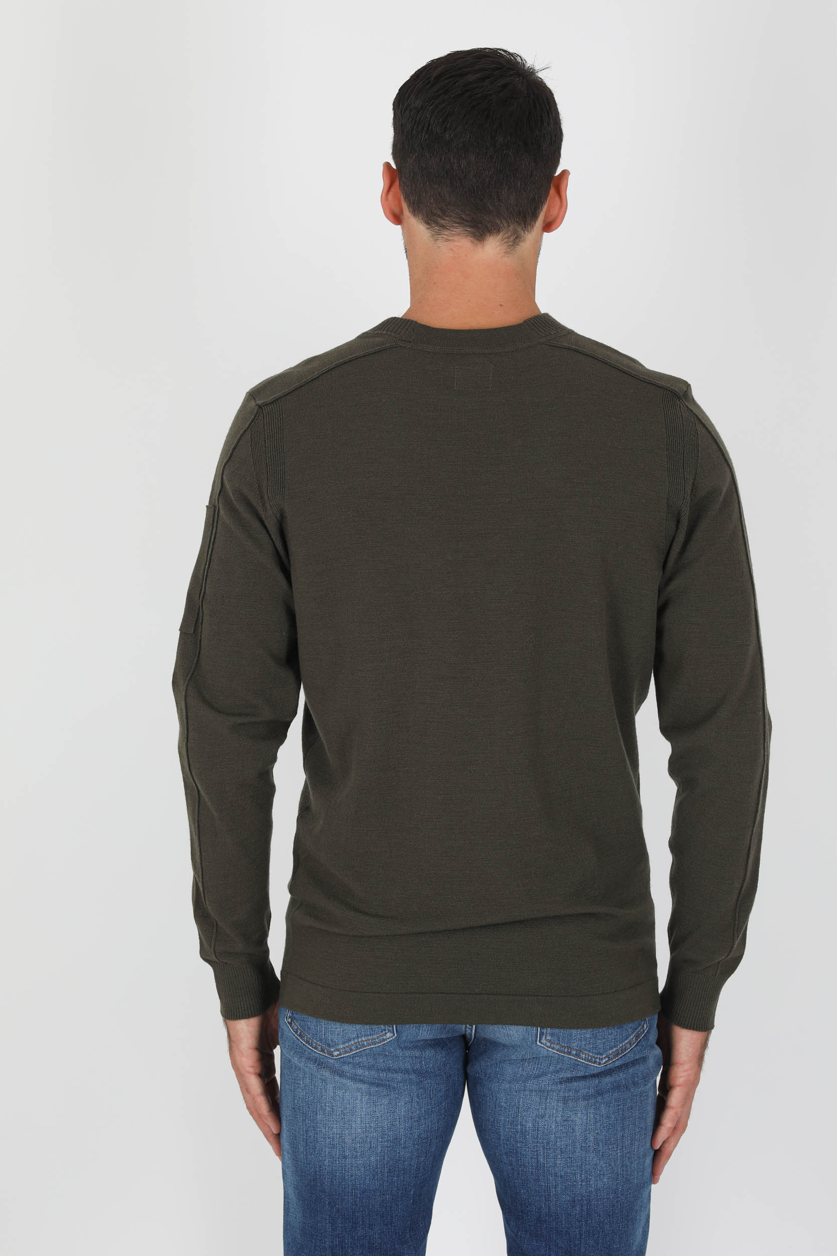 PULL C.P COMPANY MERINOS KAKI N105A-665