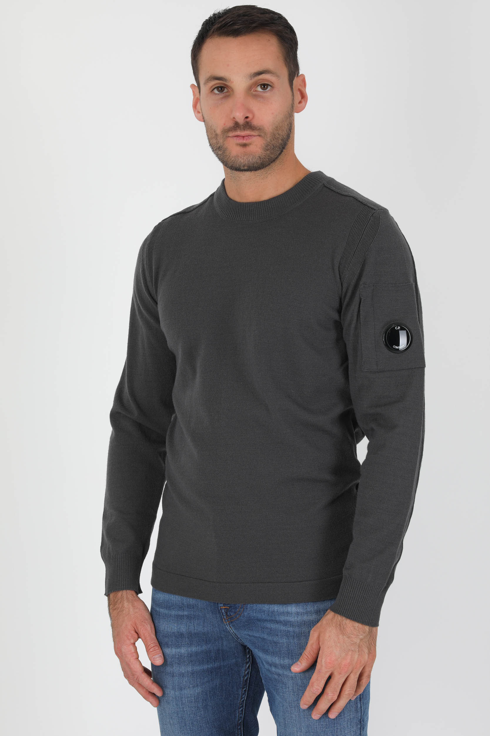 PULL C.P COMPANY MERINOS GRIS N105A-985