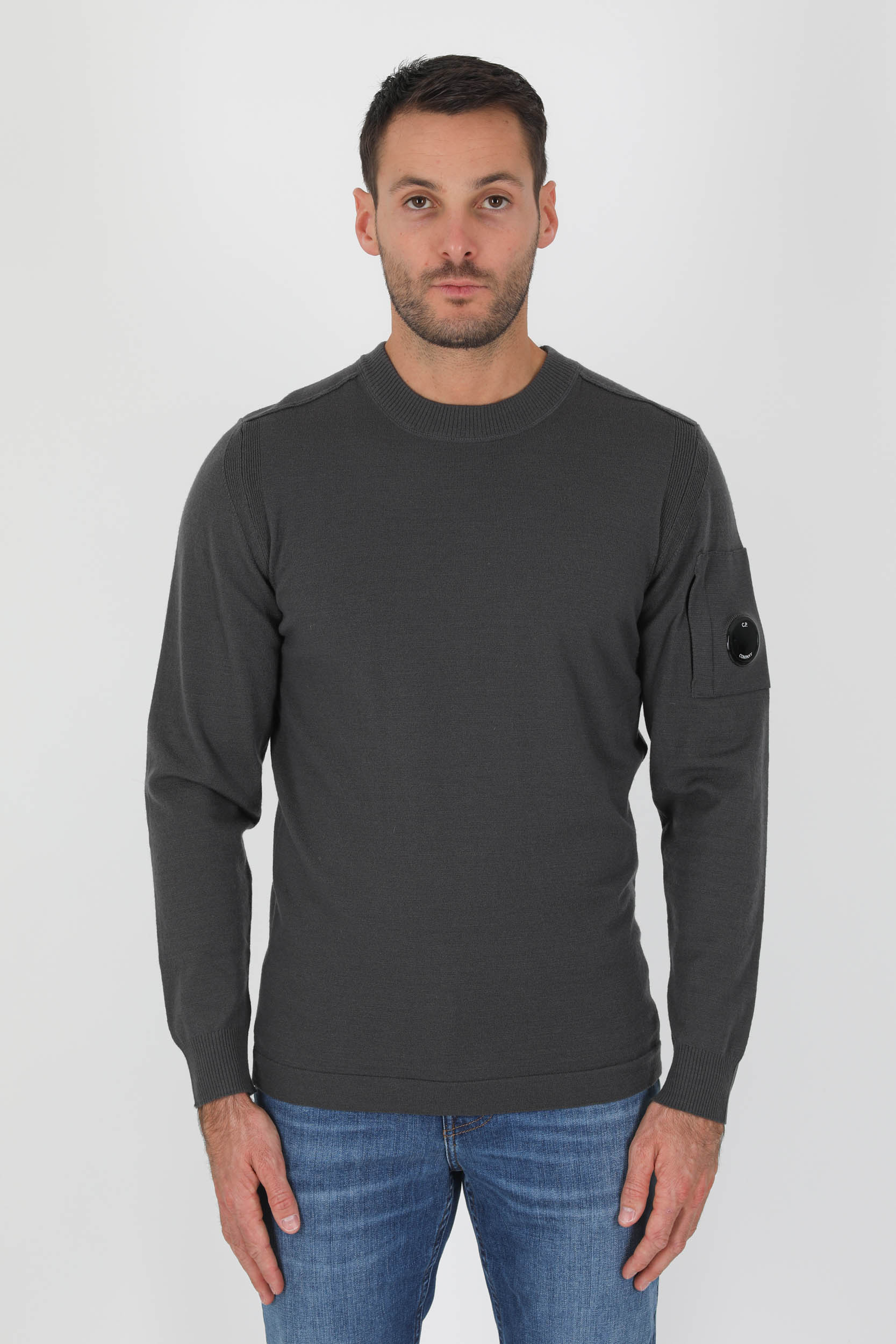 PULL C.P COMPANY MERINOS GRIS N105A-985
