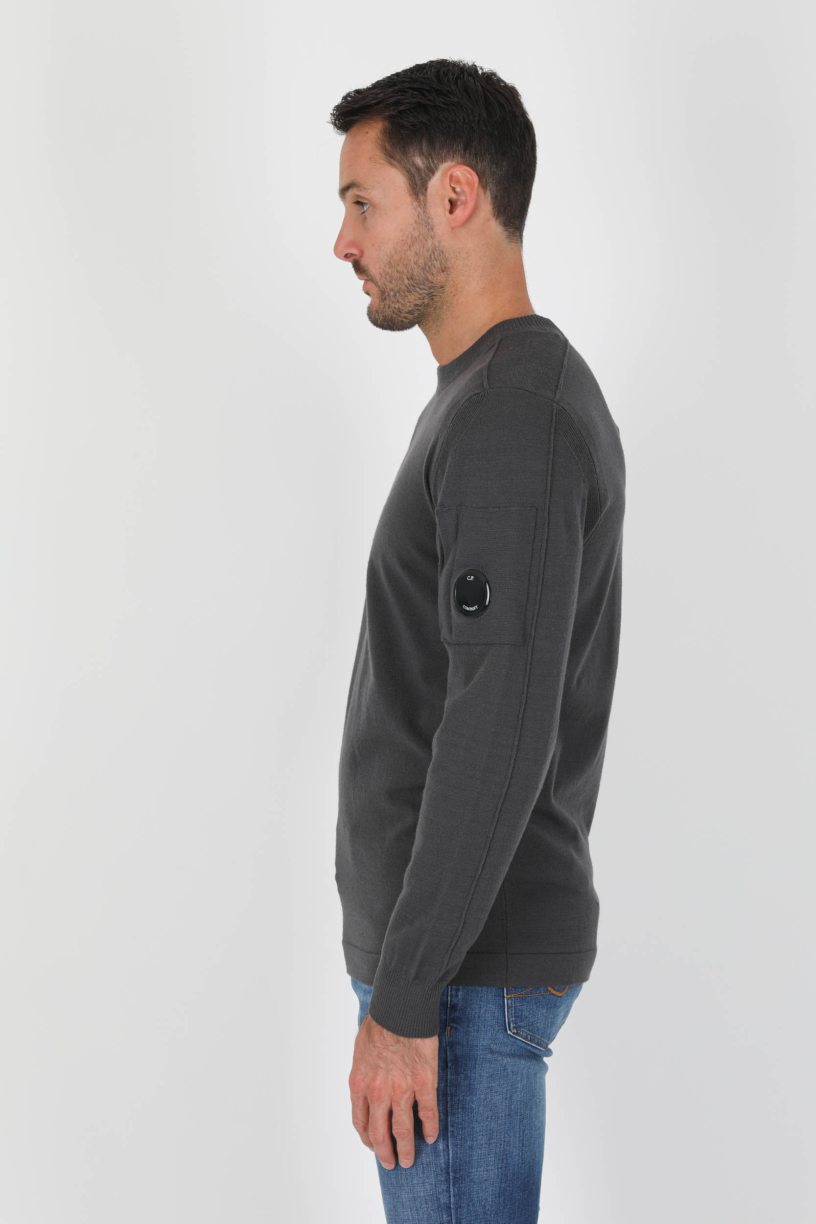PULL C.P COMPANY MERINOS GRIS N105A-985