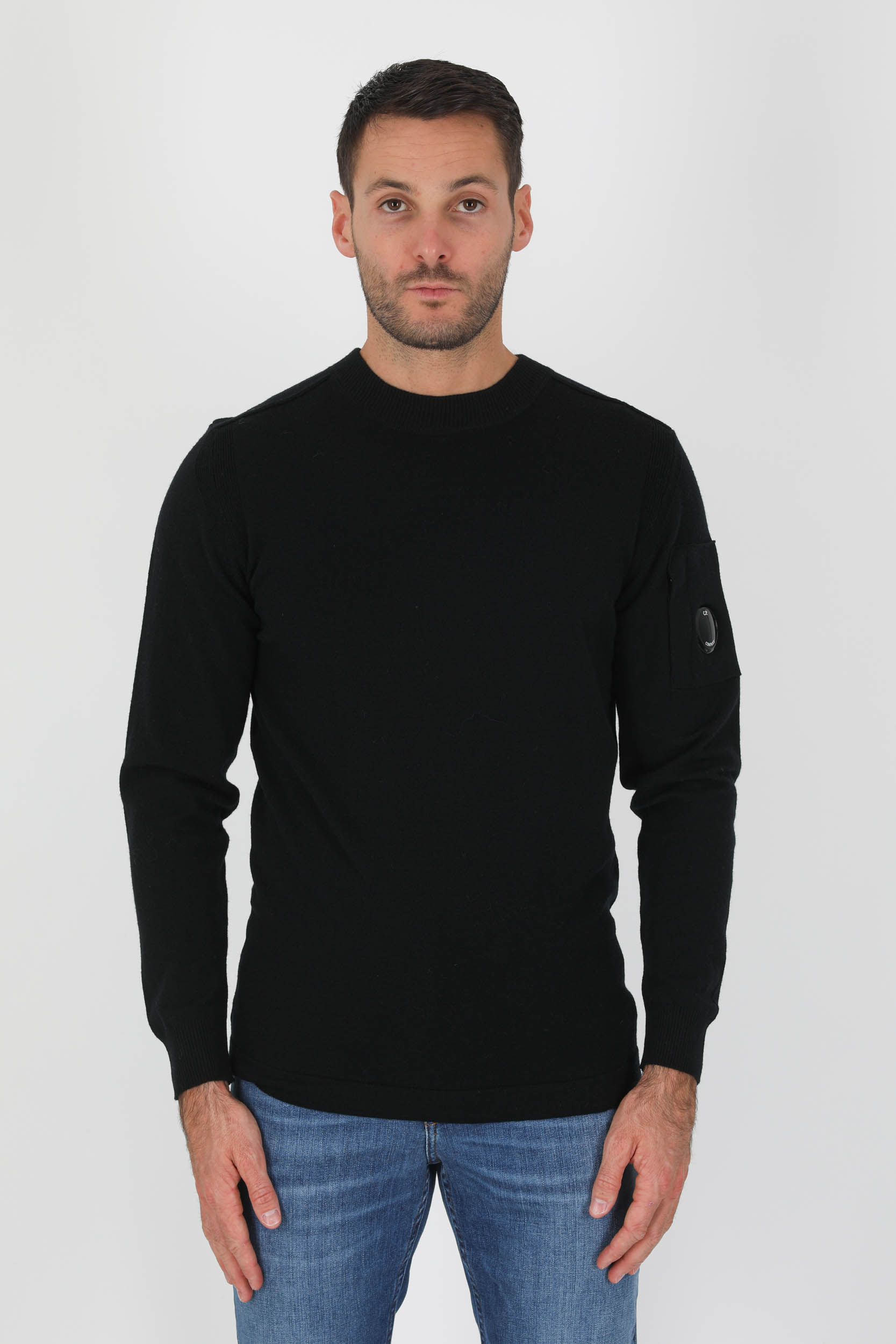 PULL C.P COMPANY MERINOS NOIR N105A-999