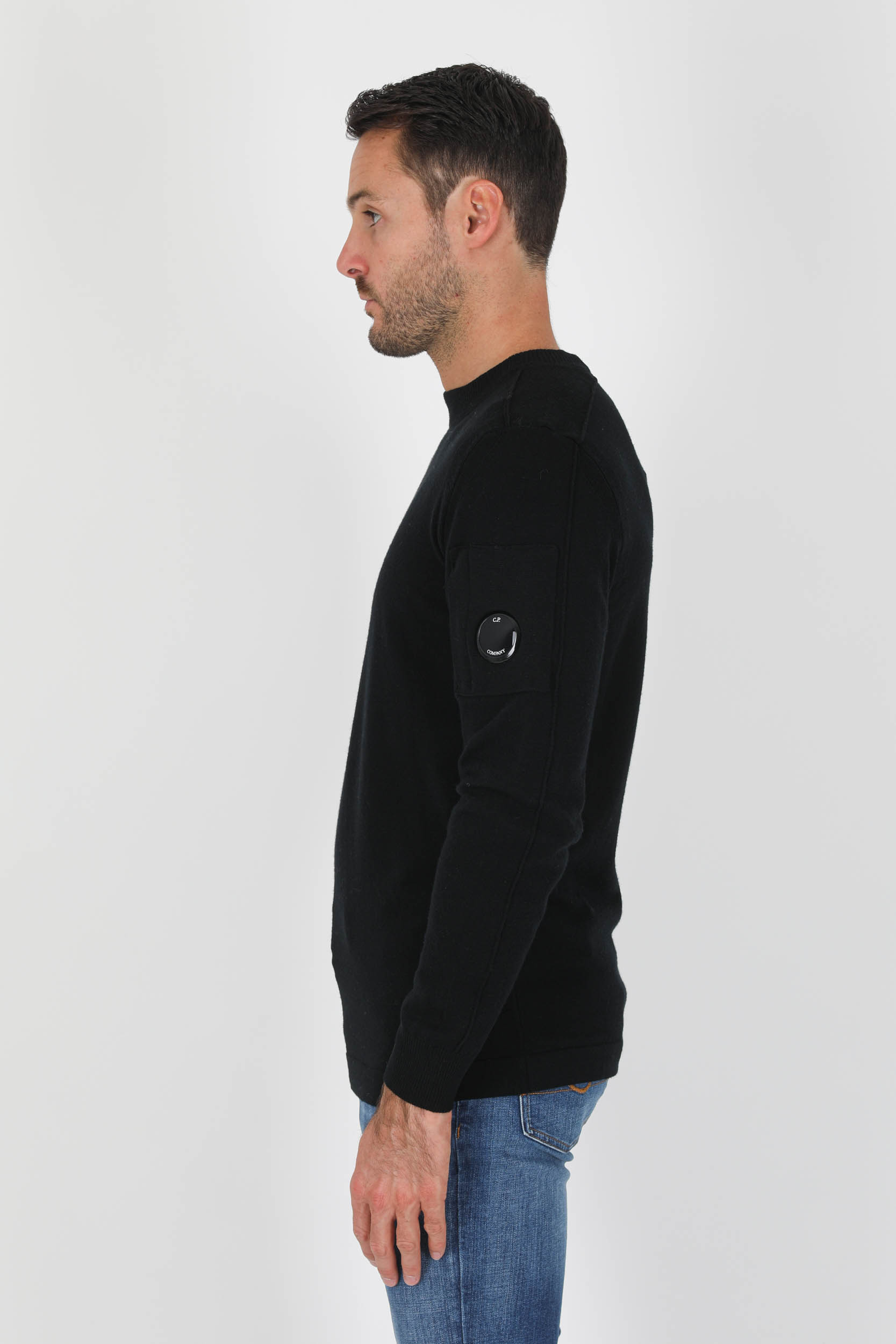 PULL C.P COMPANY MERINOS NOIR N105A-999