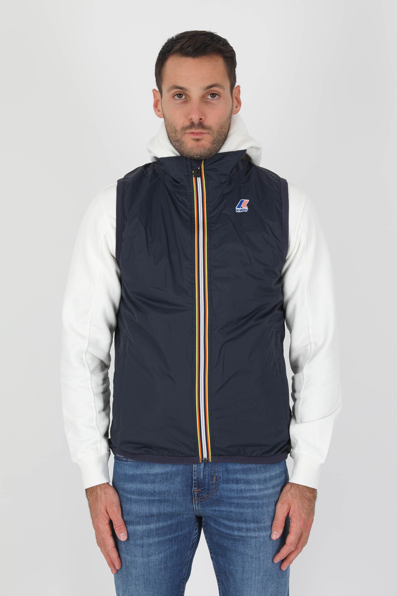 DOUDOUNE SANS MANCHES KWAY MARINE K00BDF0-K89