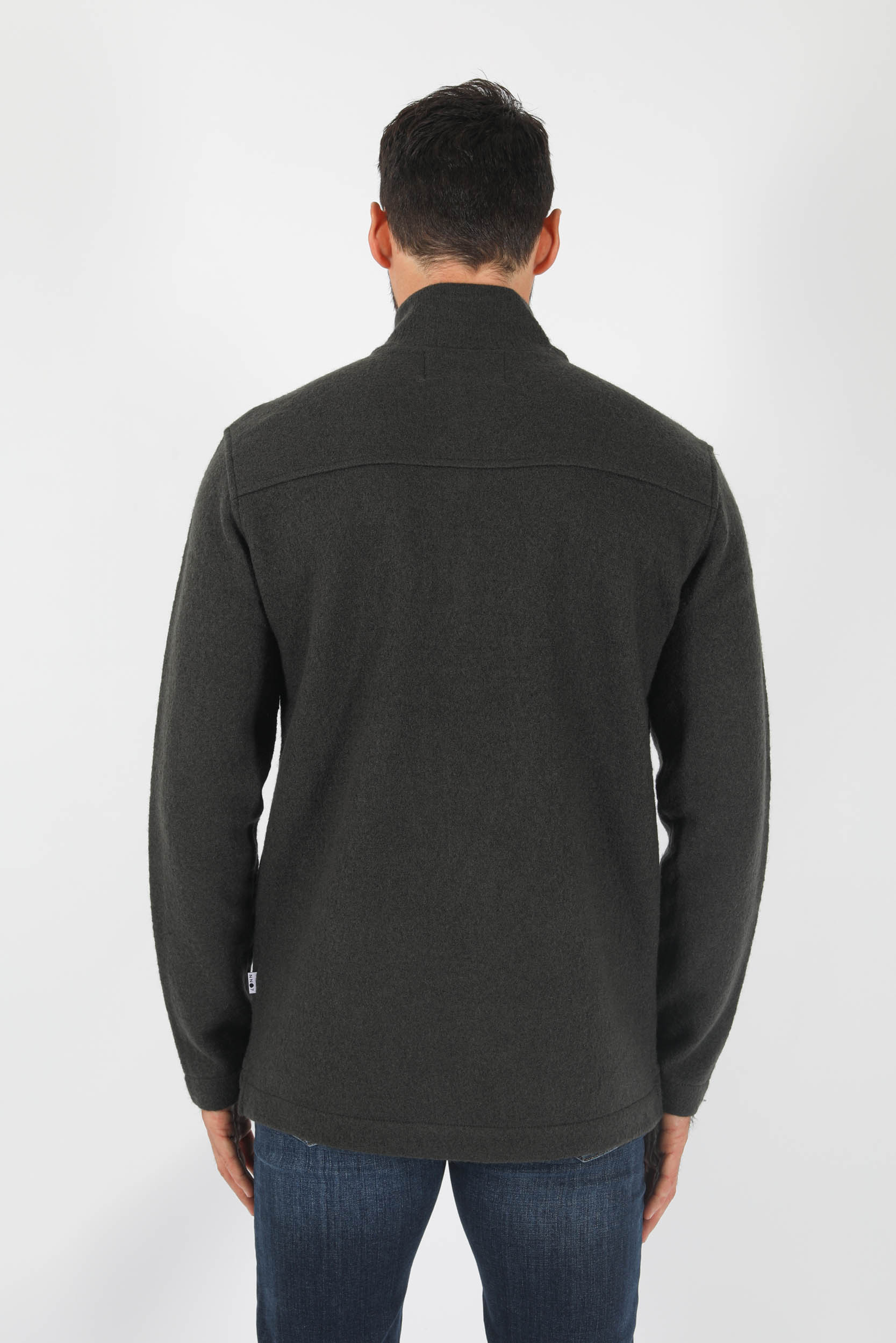 PULL DEMI ZIPPE NNO7 KAKI ANDERS-ARMY