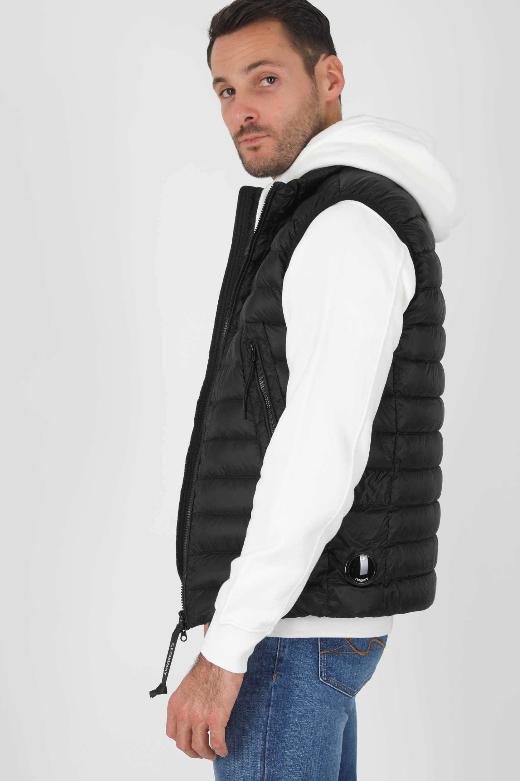 DOUDOUNE SANS MANCHES C.P COMPANY NOIR W170A-999