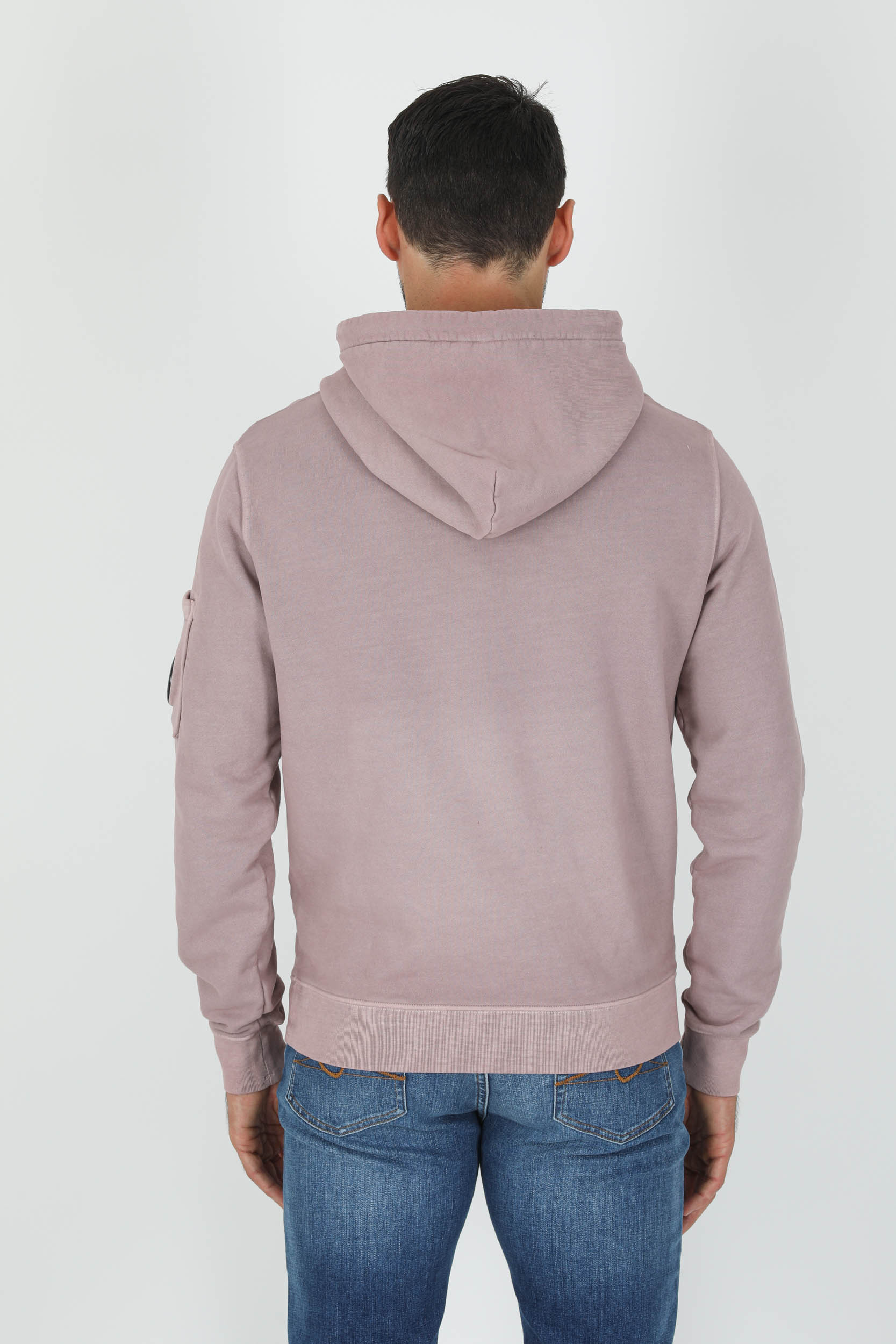 SWEAT A CAPUCHE C.P COMPANY ROSE S009A-506