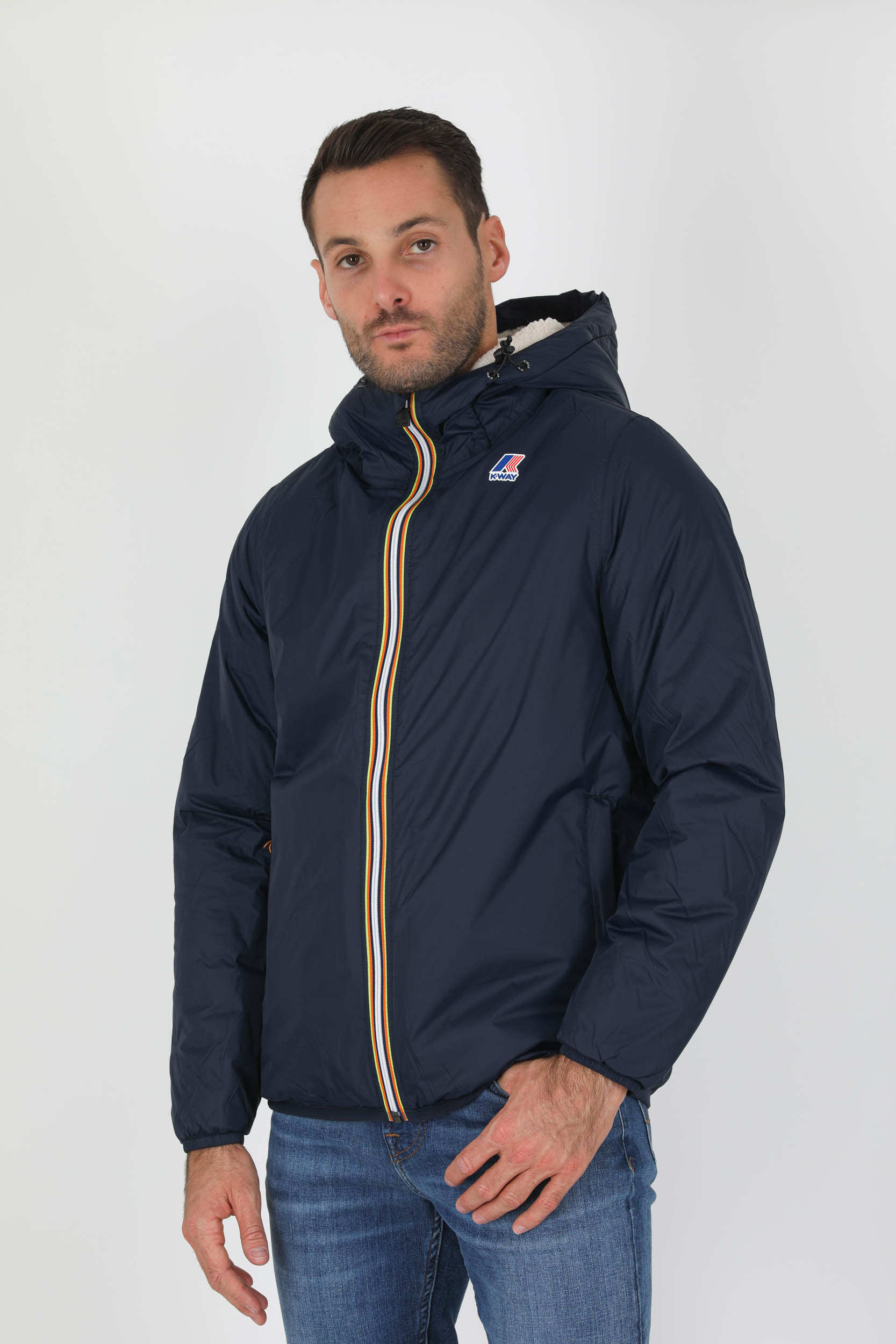 BLOUSON KWAY DOUBLE MARINE K3118TW-K89