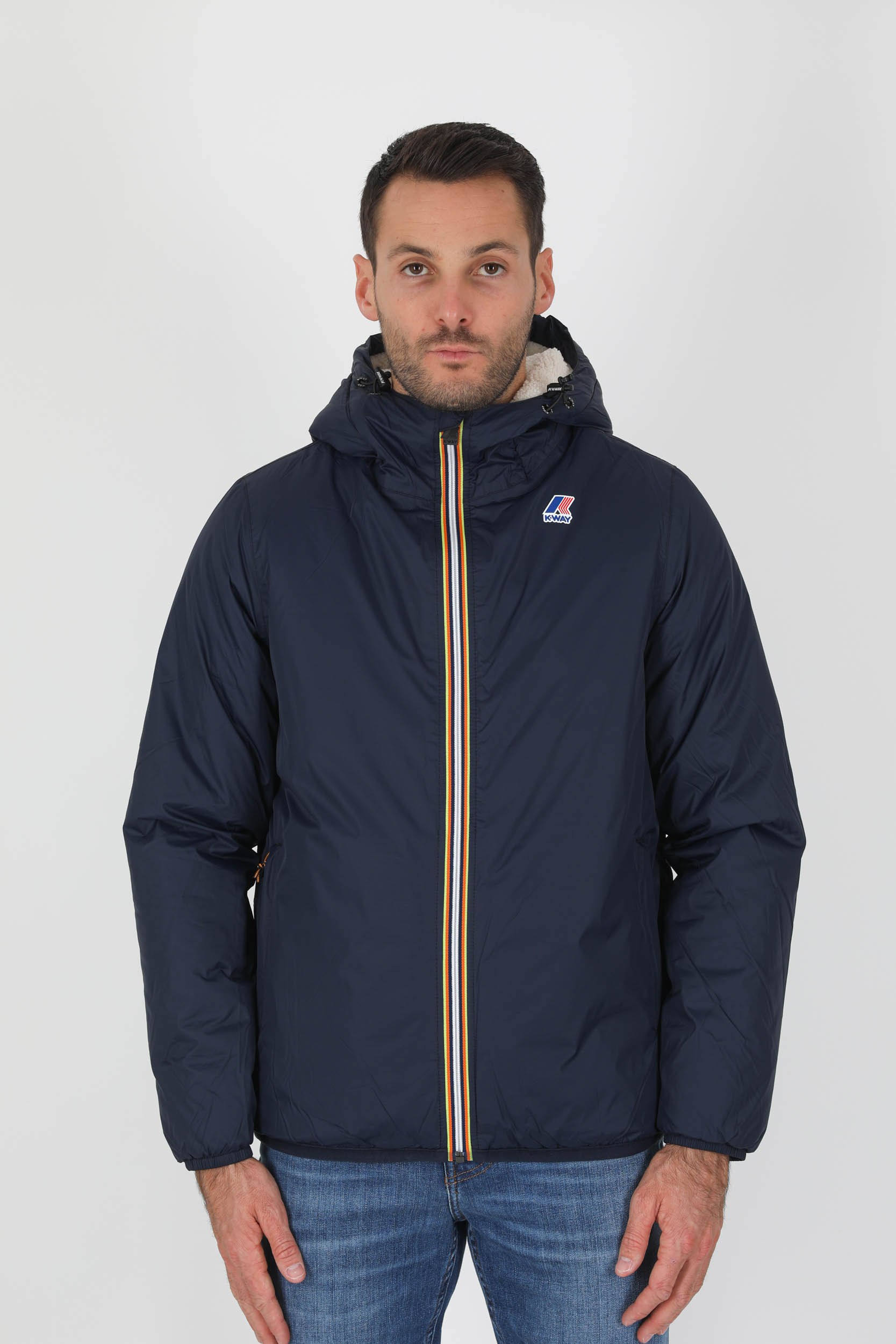 BLOUSON KWAY DOUBLE MARINE K3118TW-K89