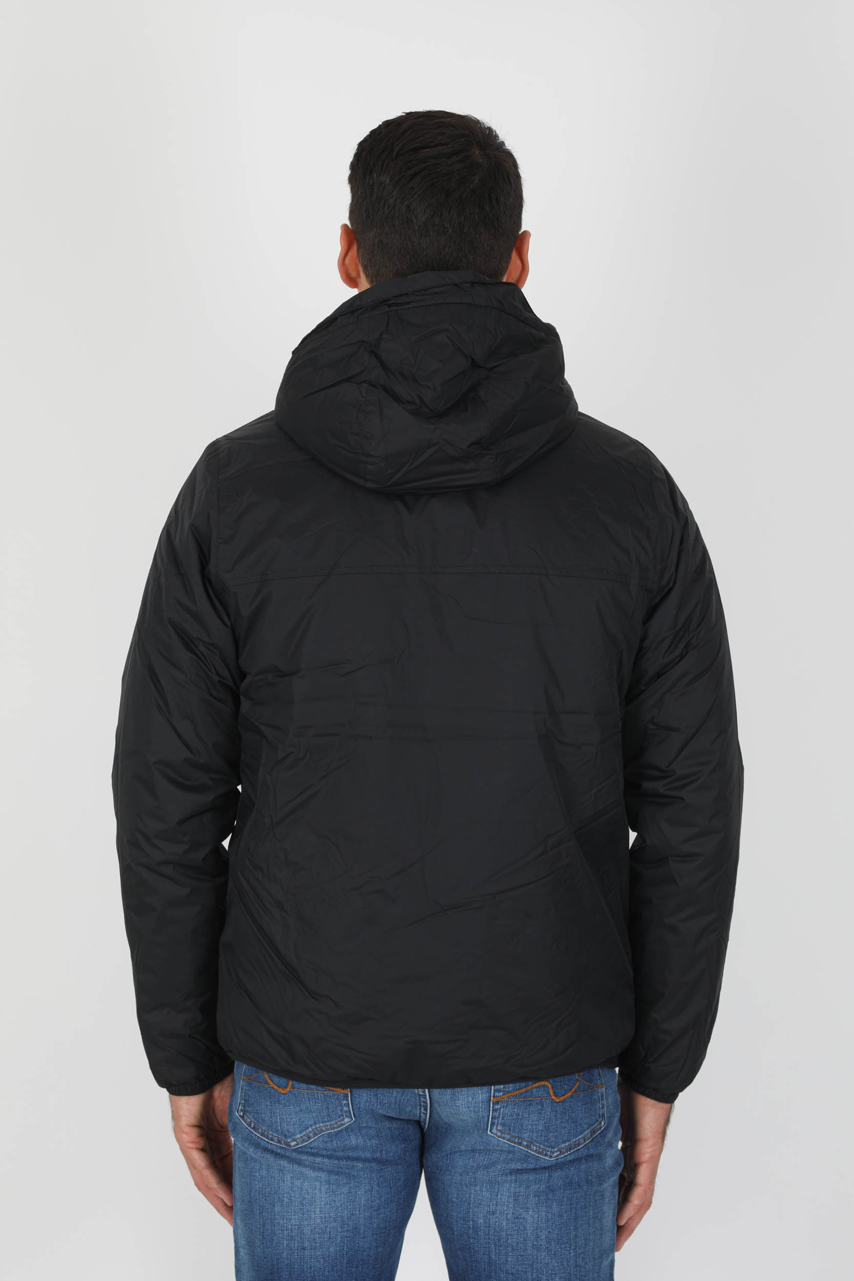 BLOUSON KWAY DOUBLE NOIR K3118TW-USY