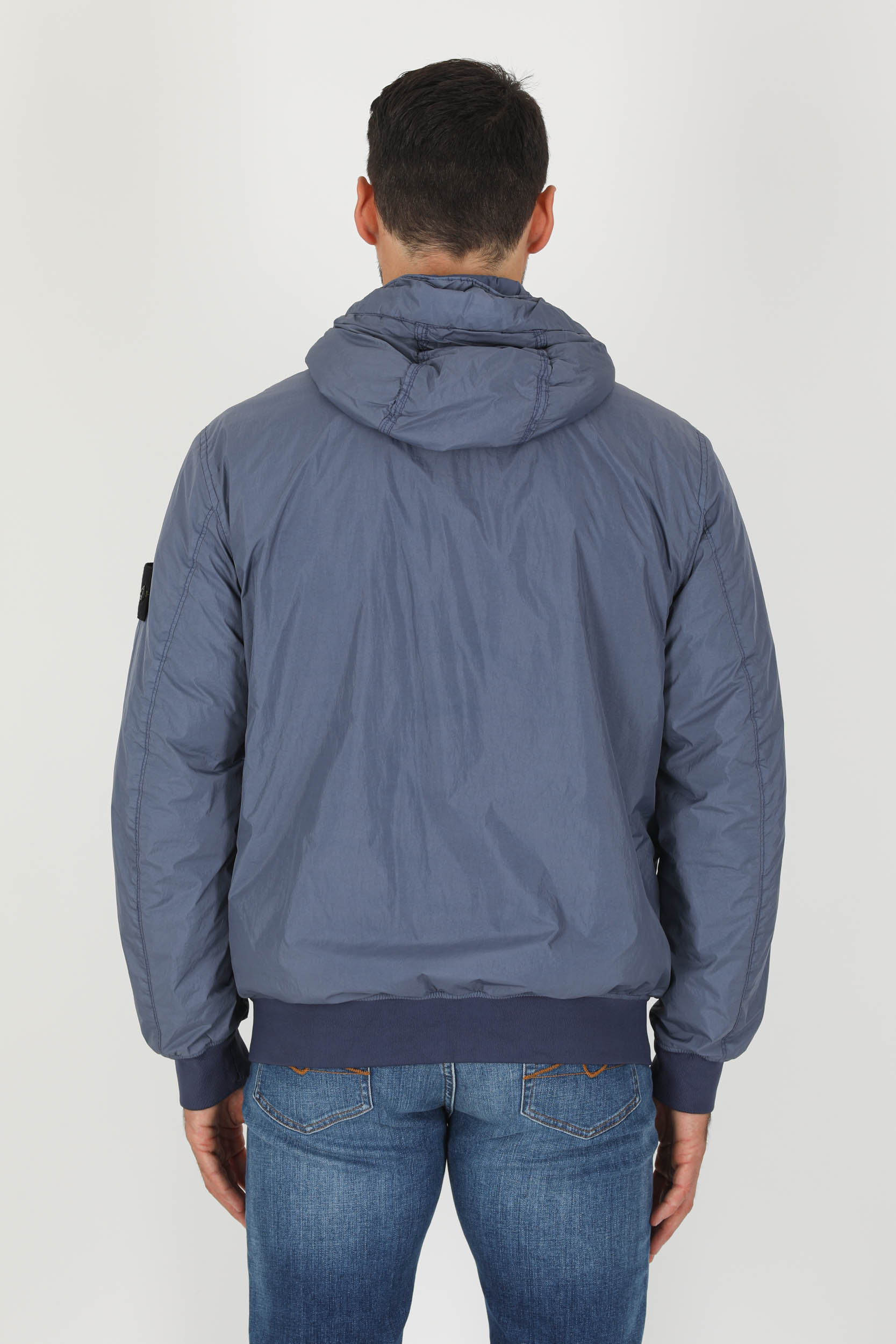 BLOUSON STONE ISLAND NYLON METAL BLEU 771540723-V0024