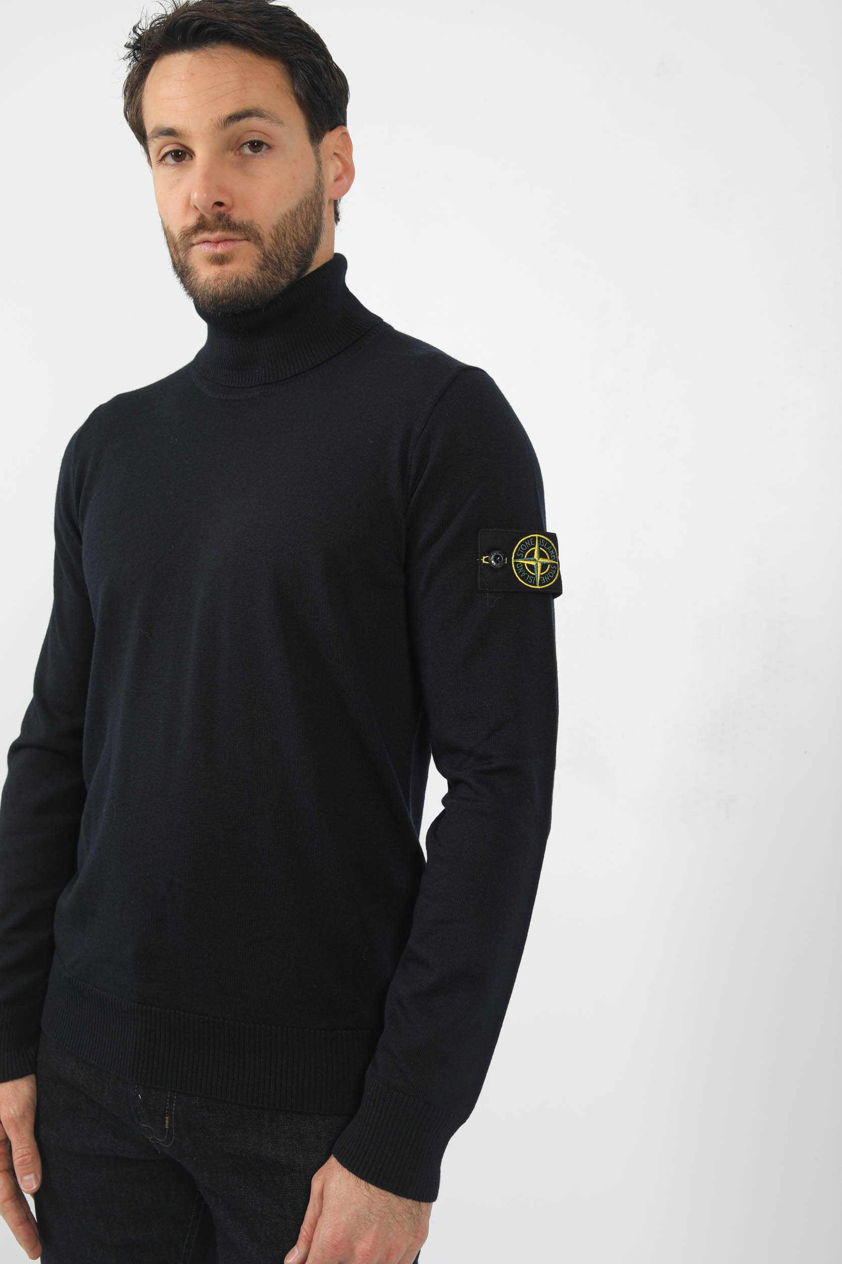 PULL COL ROULE MERINOS STONE ISLAND MARINE 7715525C4-V0020