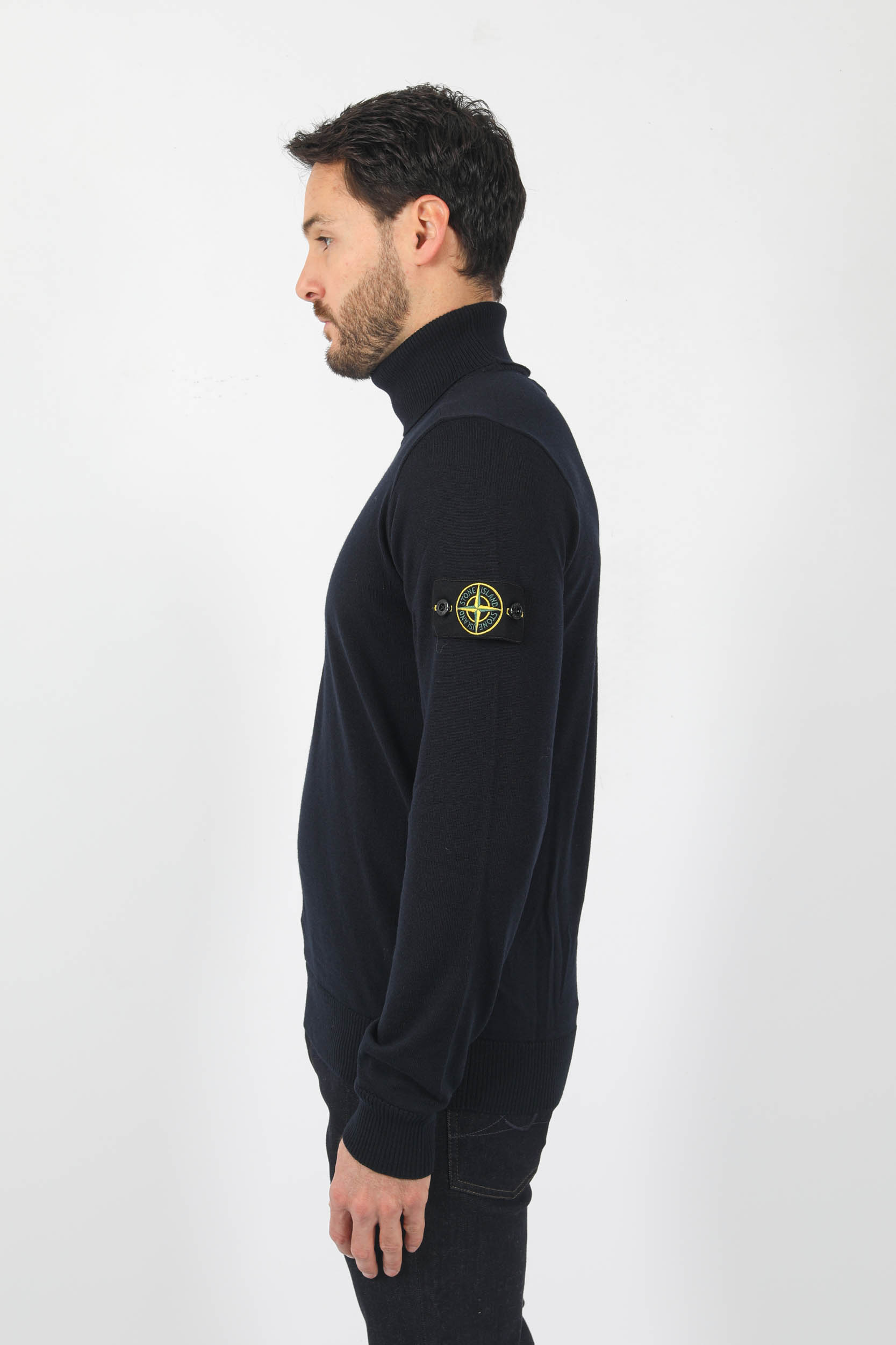 PULL COL ROULE MERINOS STONE ISLAND MARINE 7715525C4-V0020