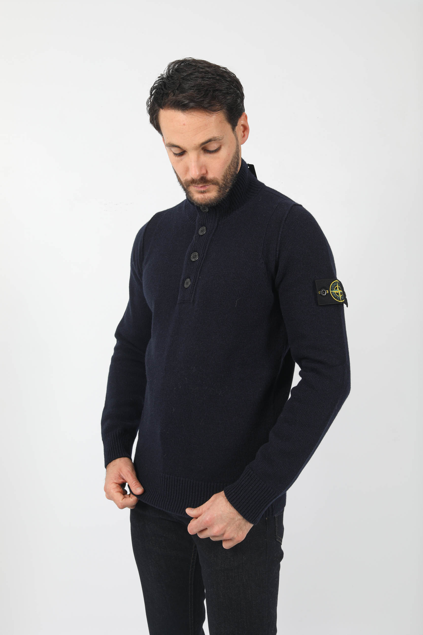 PULL COL CAMIONEUR STONE ISLAND MARINE 7715540A3-V0020