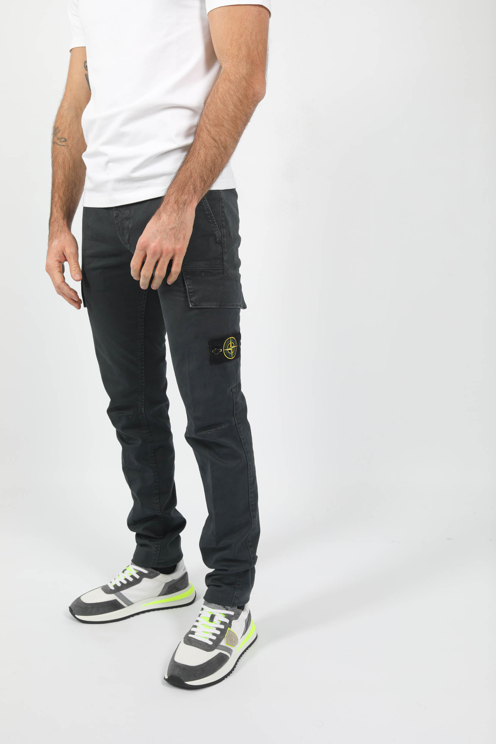 PANTALON CARGO STONE ISLAND ANTHRACITE 7715306L1-V0165