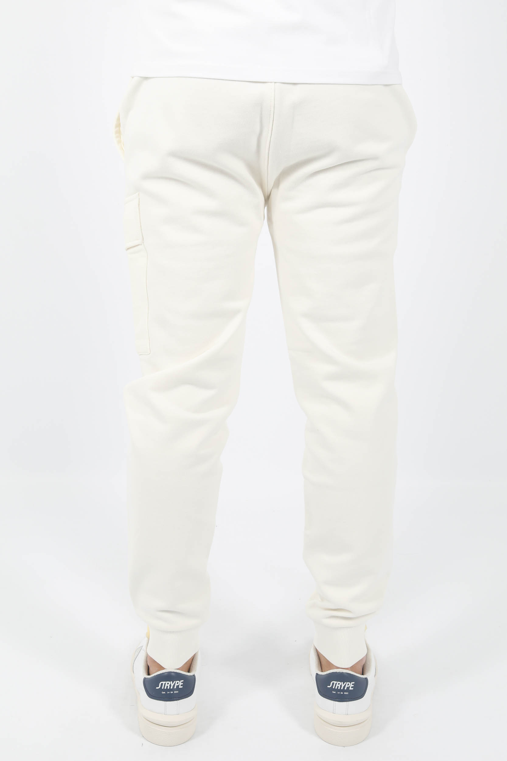 BAS DE JOGGING C.P COMPANY BLANC P017A-103